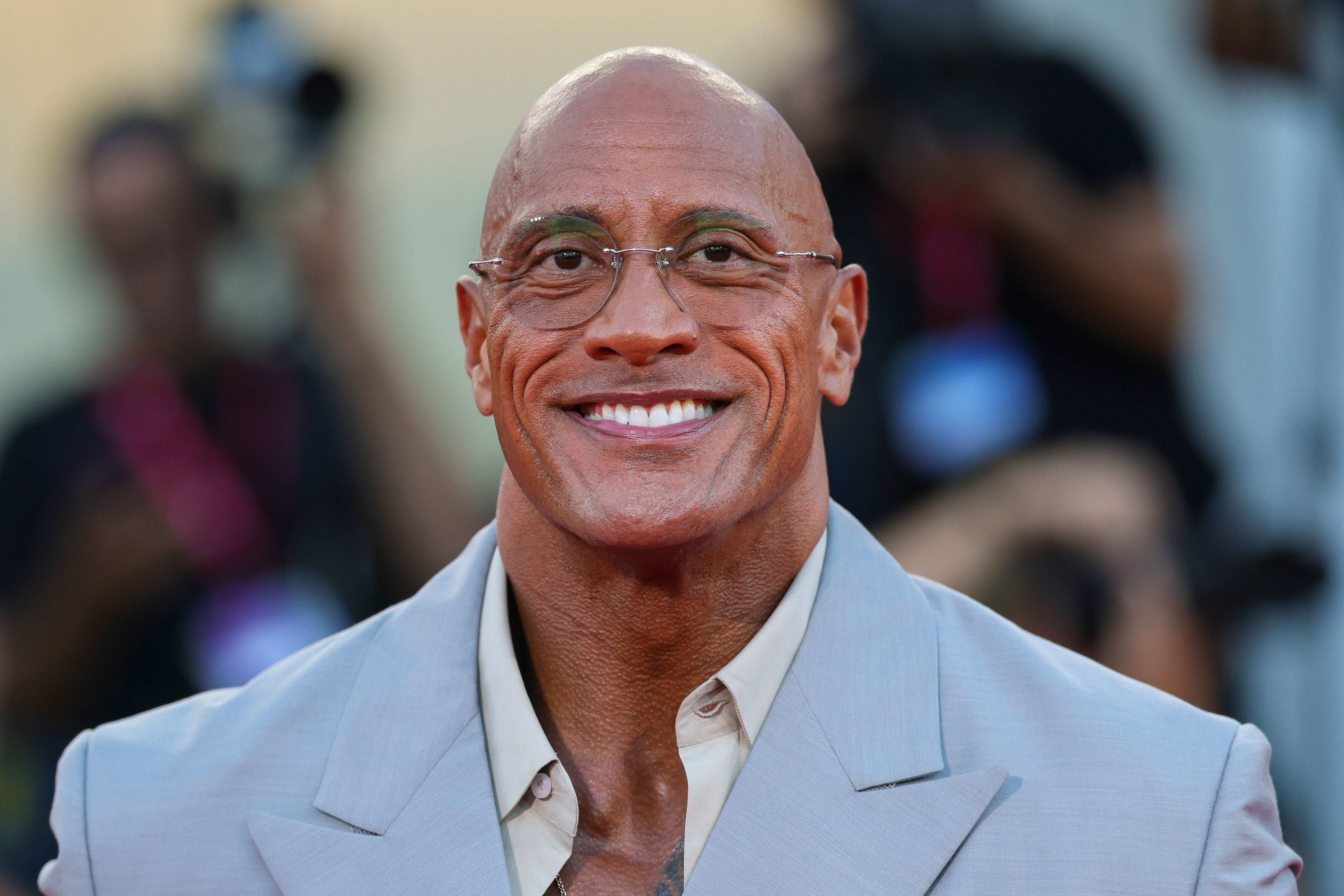 Dwayne The Rock Johnson Stuns At Venice Festival With Lean New Look Dwayne The Rock Johnson Stuns At Venice Festival With Lean New Look