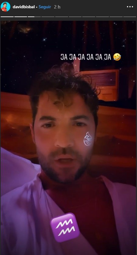 Bisbal y la astrología dan una divertida sorpresa a seguidores. | Foto: instagramstories/davidbisbal/ Bisbal y la astrología dan una divertida sorpresa a seguidores. | Foto: instagramstories/davidbisbal/
