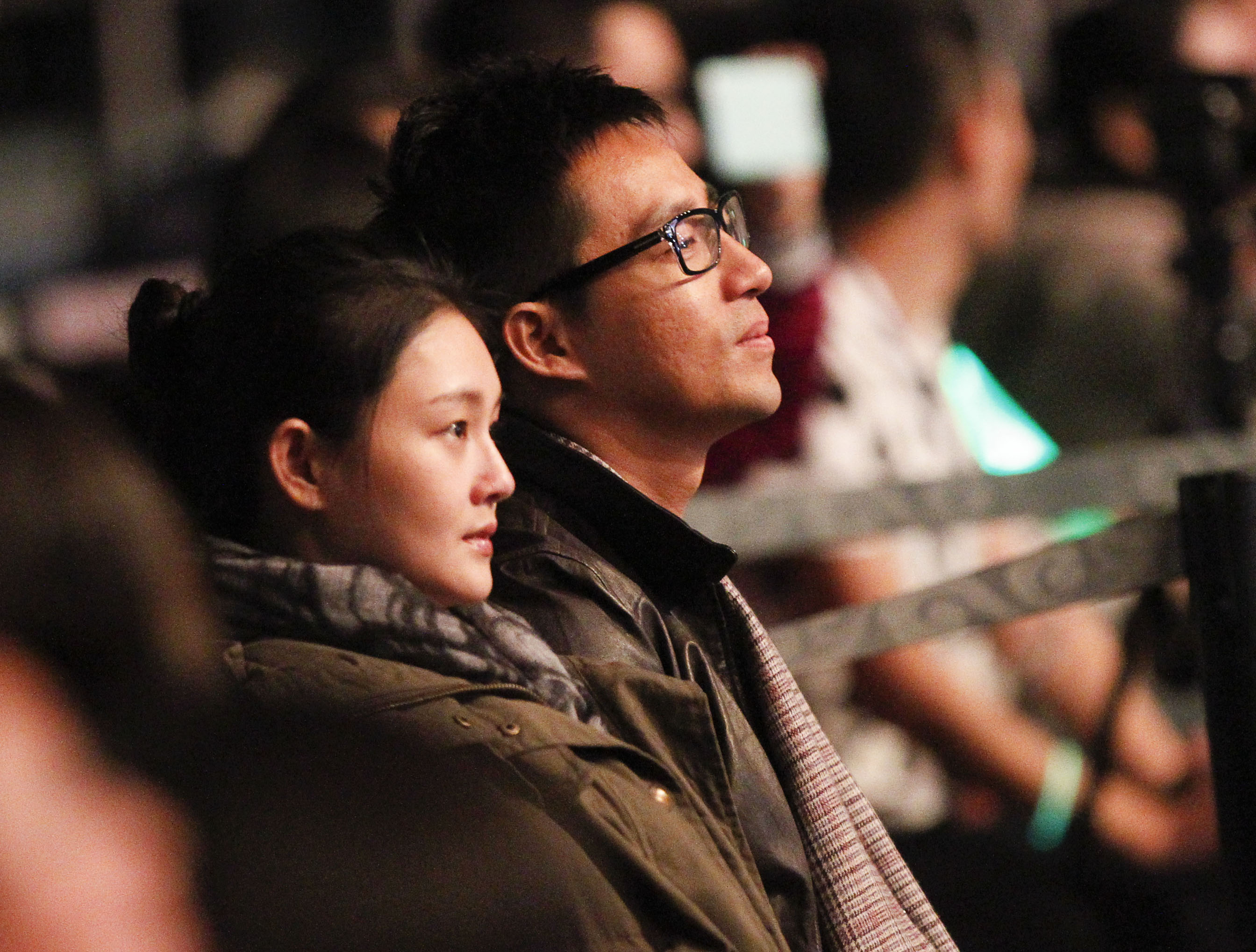 Wang Xiaofei and Barbie Hsu attend a Sodagreen concert at MasterCard Center in Beijing, November 11, 2012 | Source: Getty Images