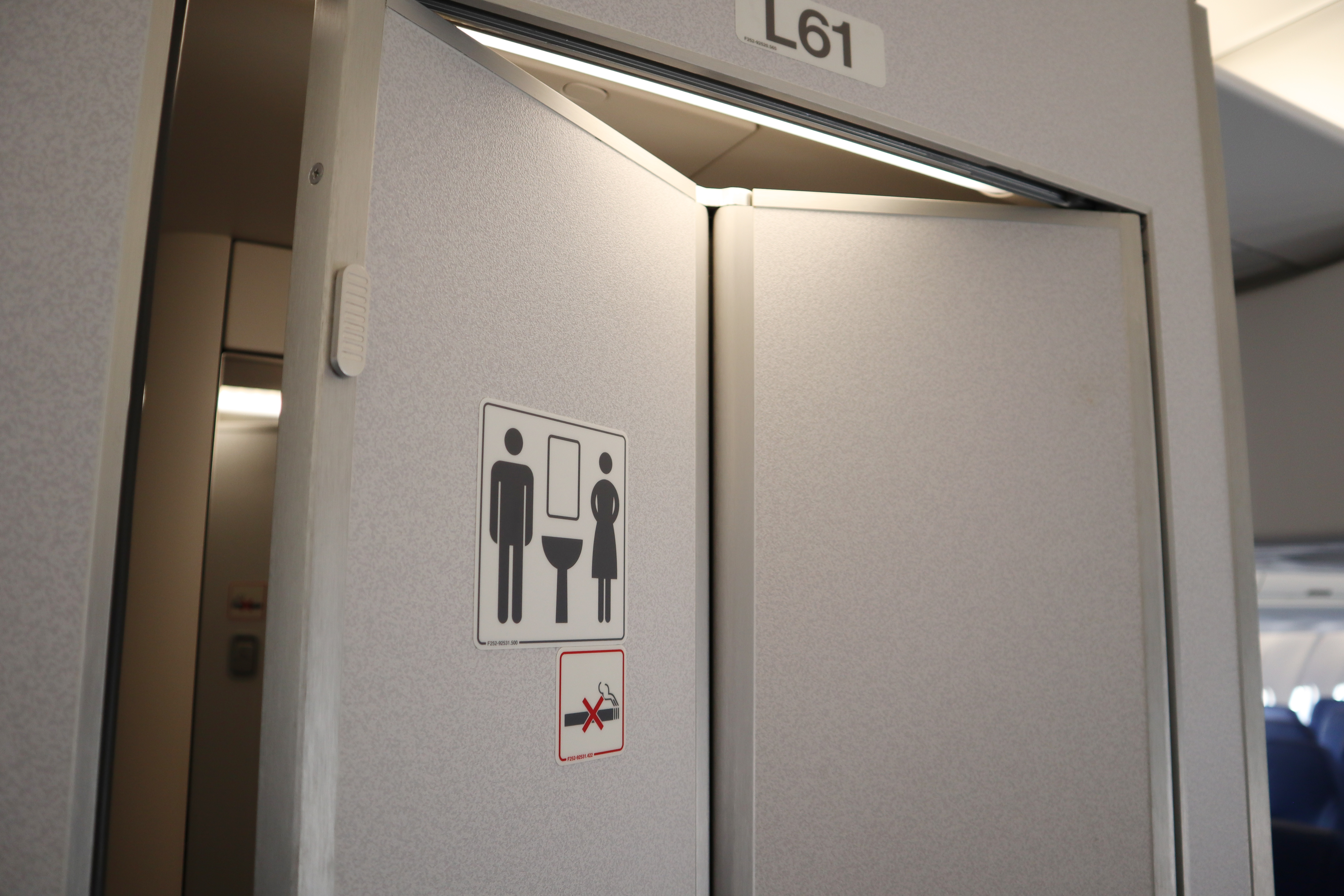 An airplane toilet | Source: Shutterstock