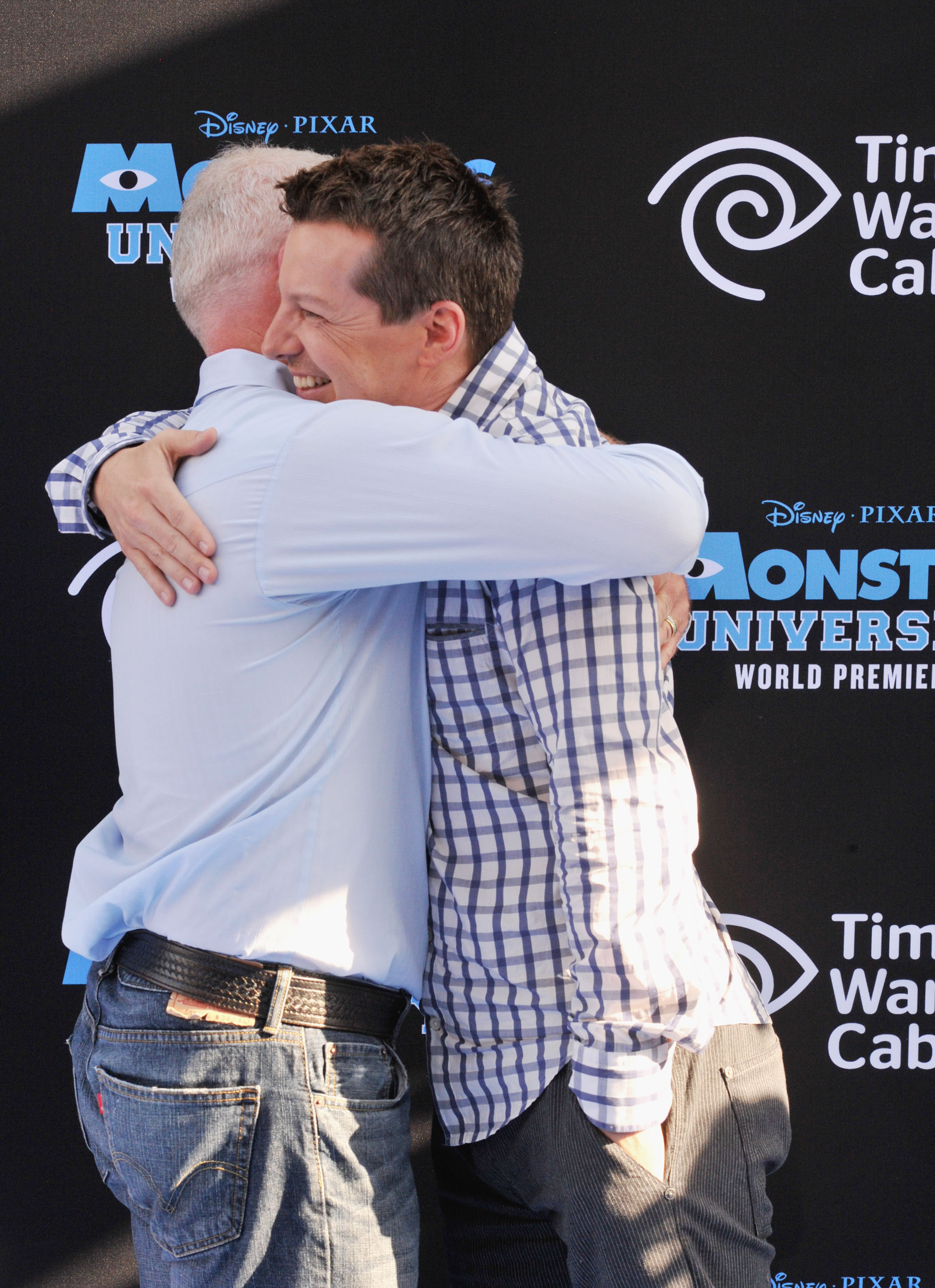 The actor and Sean Hayes during the world premiere of "Monsters University" at the El Capitan Theatre on June 17, 2013, in Hollywood, California. | Source: Getty Images