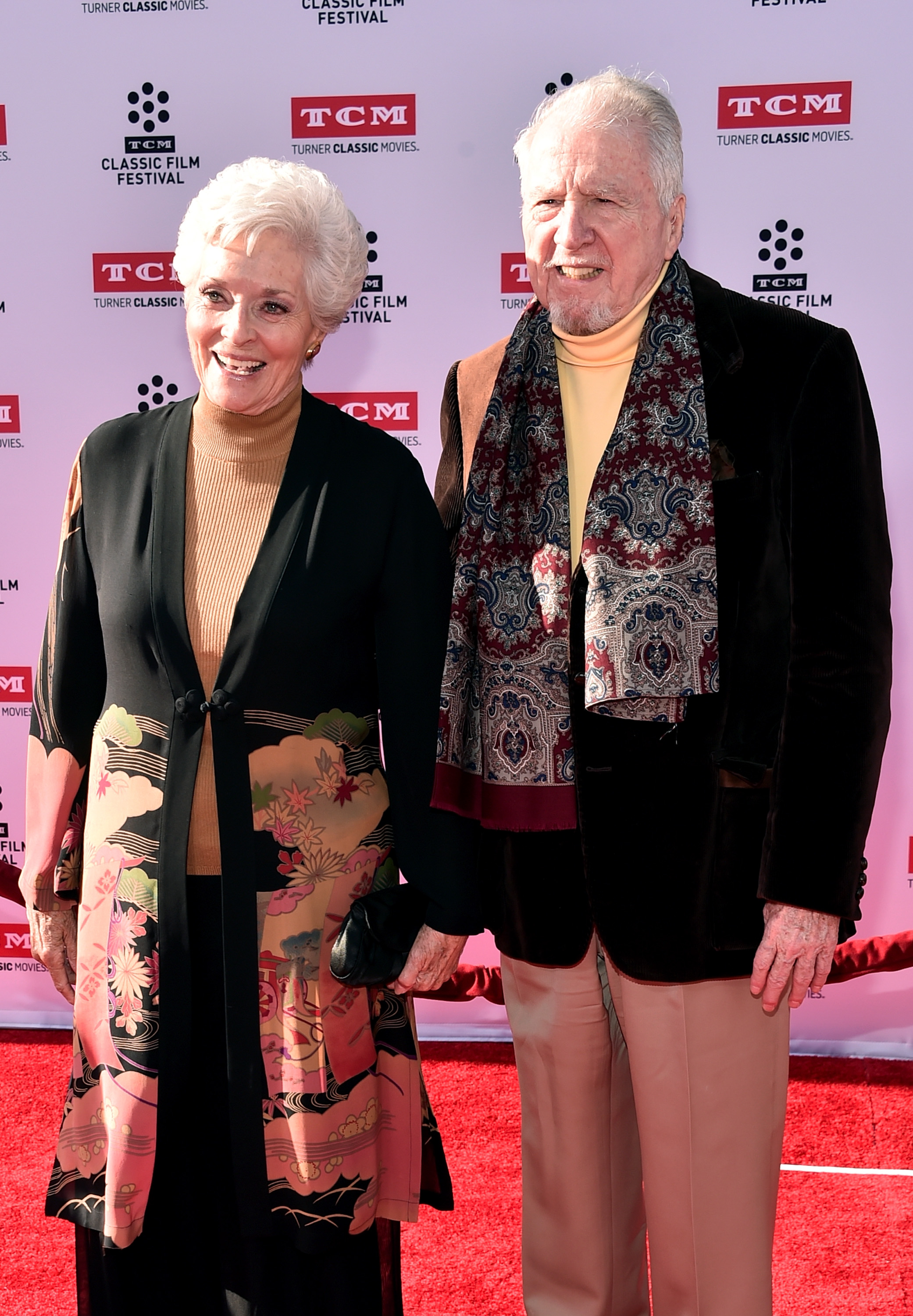 Actors Lee Meriwether (L) and Marshall Borden at the premiere of "All The President's Men" during the TCM Classic Film Festival 2016 opening night on April 28, 2016, in Los Angeles, California. | Source: Getty Images