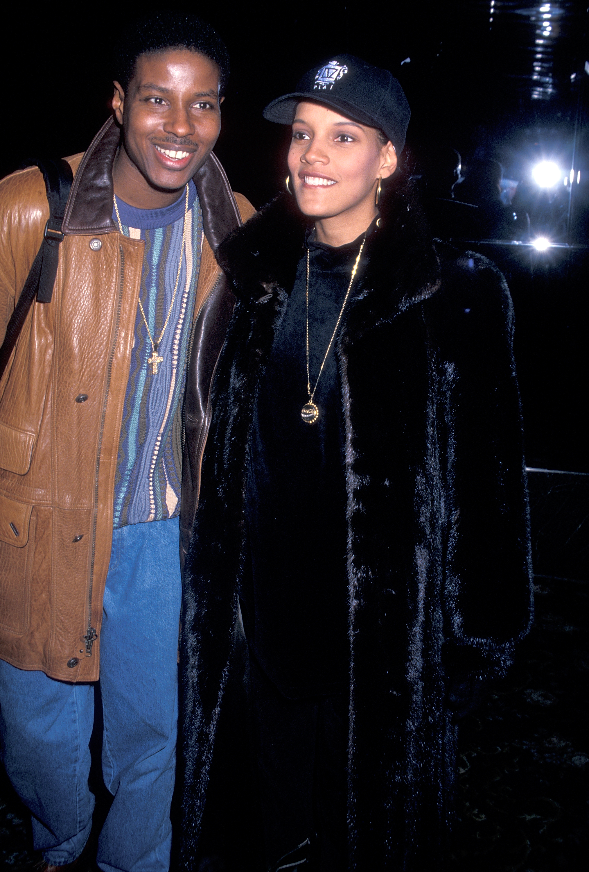 Christopher Martin and Shari Headley attend the "You So Crazy" New York City Premiere at the UA Criterion Center Theatre on January 31, 1994, in New York City. | Source: Getty Images