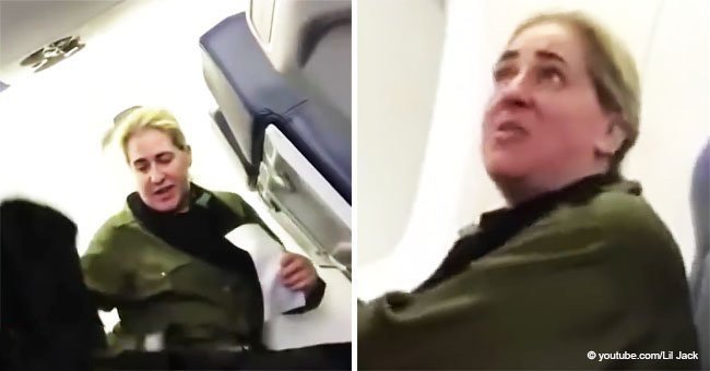 Woman rudely refuses to sit next to a 'crying' baby on a plane and gets asked to disembark	