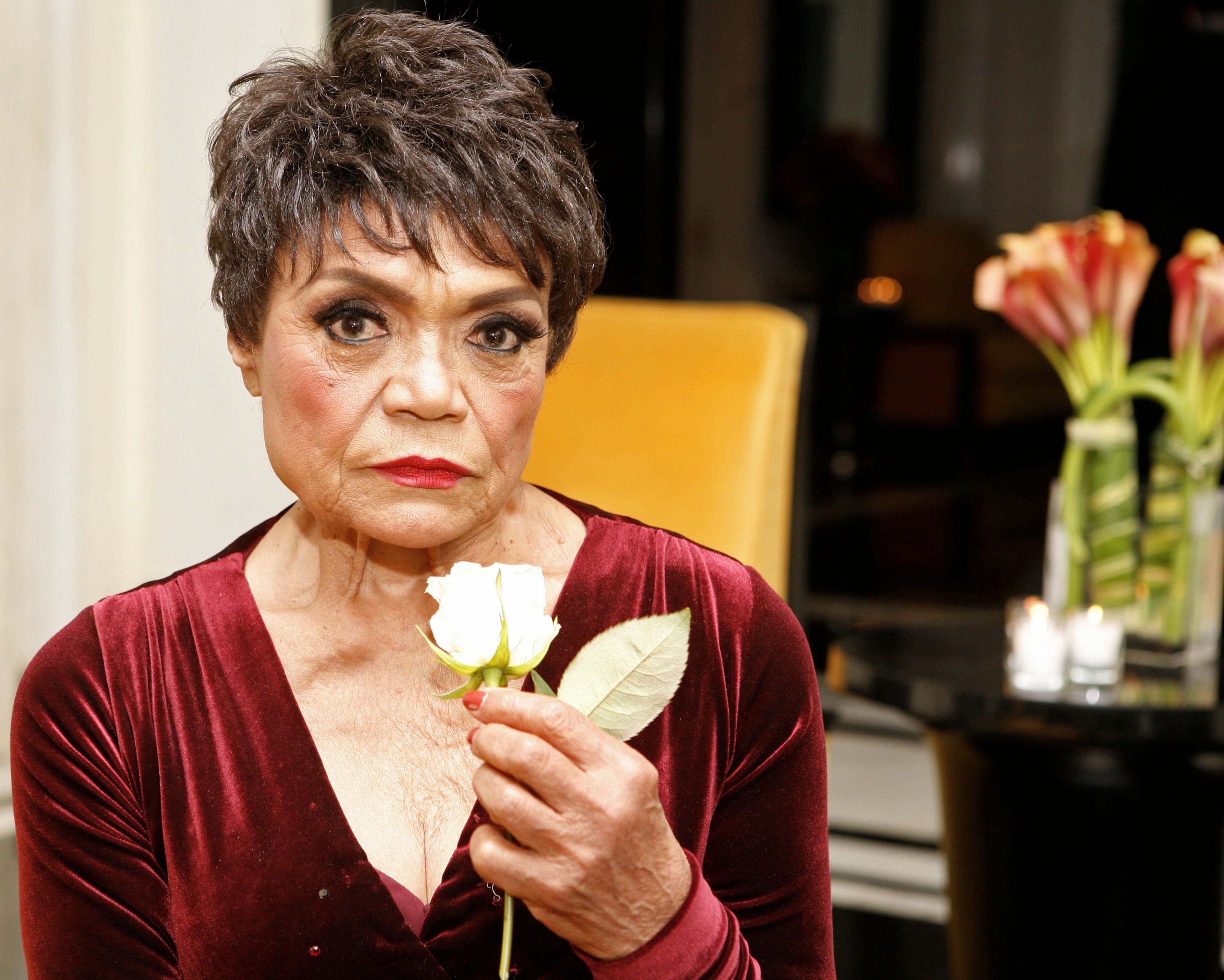 Eartha Kitt attends the event in her honor hosted by M.A.C Cosmetics and Zac Posen at Cafe Carlyle on September 19, 2007 in New York City. | Photo: Getty Images