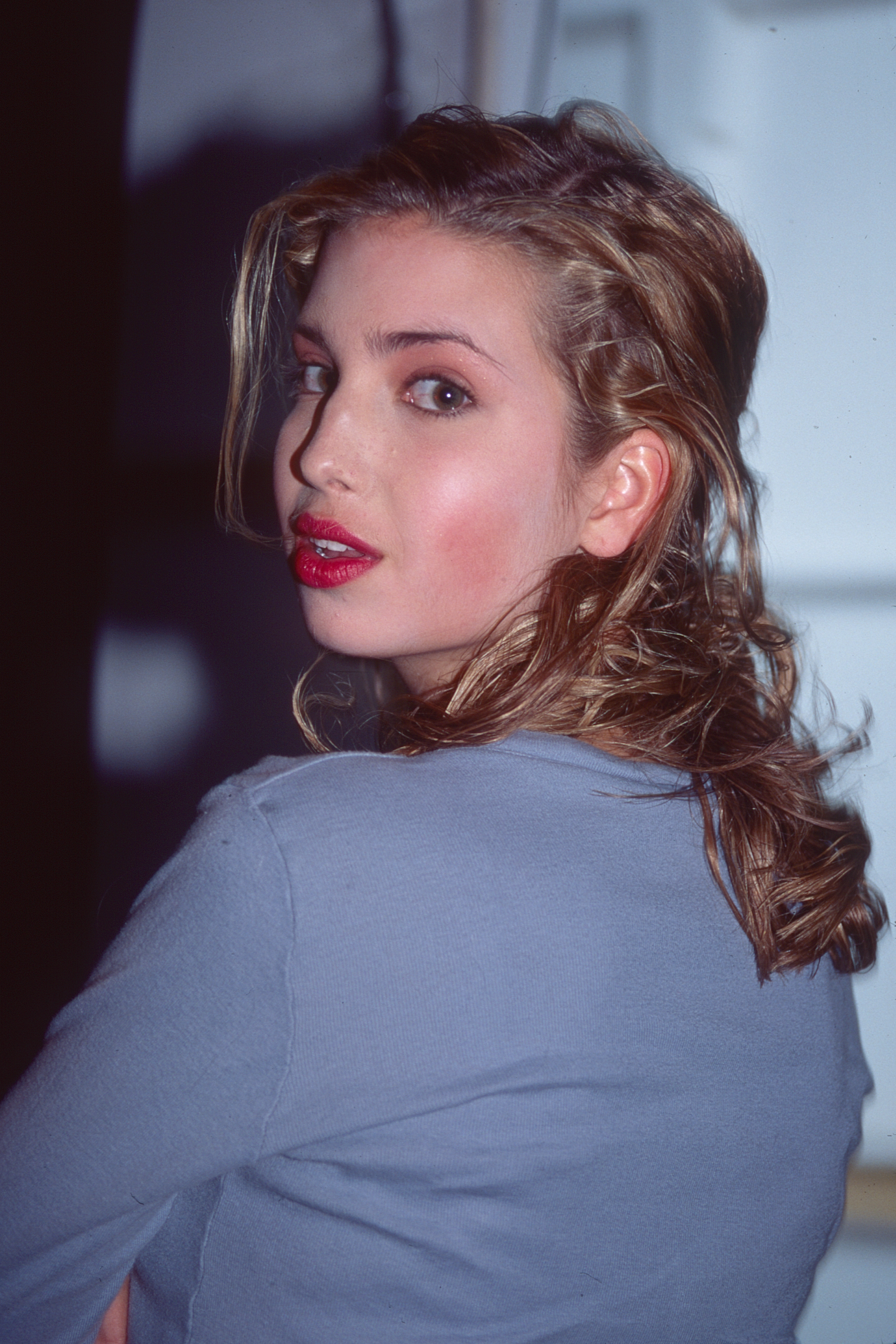 Ivanka Trump prepares to model in Jill Stuart's Spring fashion show on in September 1, 1997, in New York City. | Source: Getty Images