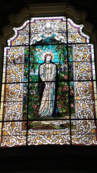 Vitral de Santa Rosa de Lima en el Panteón de los Próceres.| Fuente: Wikipedia Vitral de Santa Rosa de Lima en el Panteón de los Próceres.| Fuente: Wikipedia