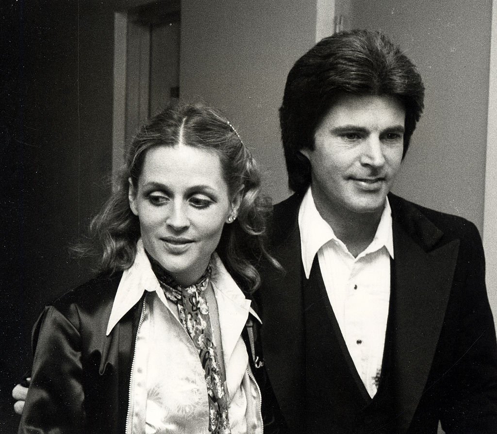 Ricky Nelson and wife Kristin Harmon at Fifth Annual American Music Awards on January 16, 1978 | Photo: Getty Images