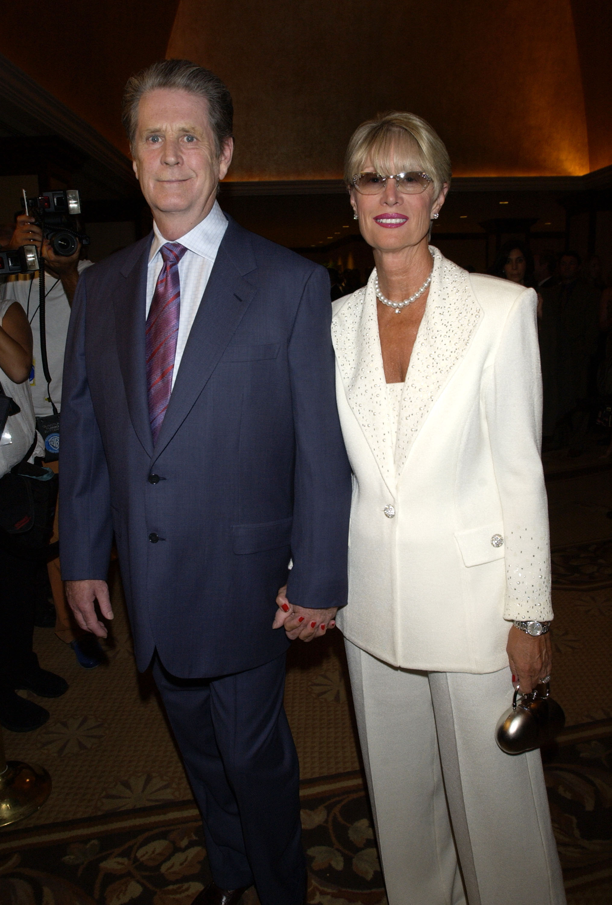 Brian and Melinda Wilson during Paul and Heather Mills McCartney's 2nd Annual Adopt-A-Minefield Benefit "Open Hearts, Clear Mines" in Century City, California, in 2002. | Source: Getty Images