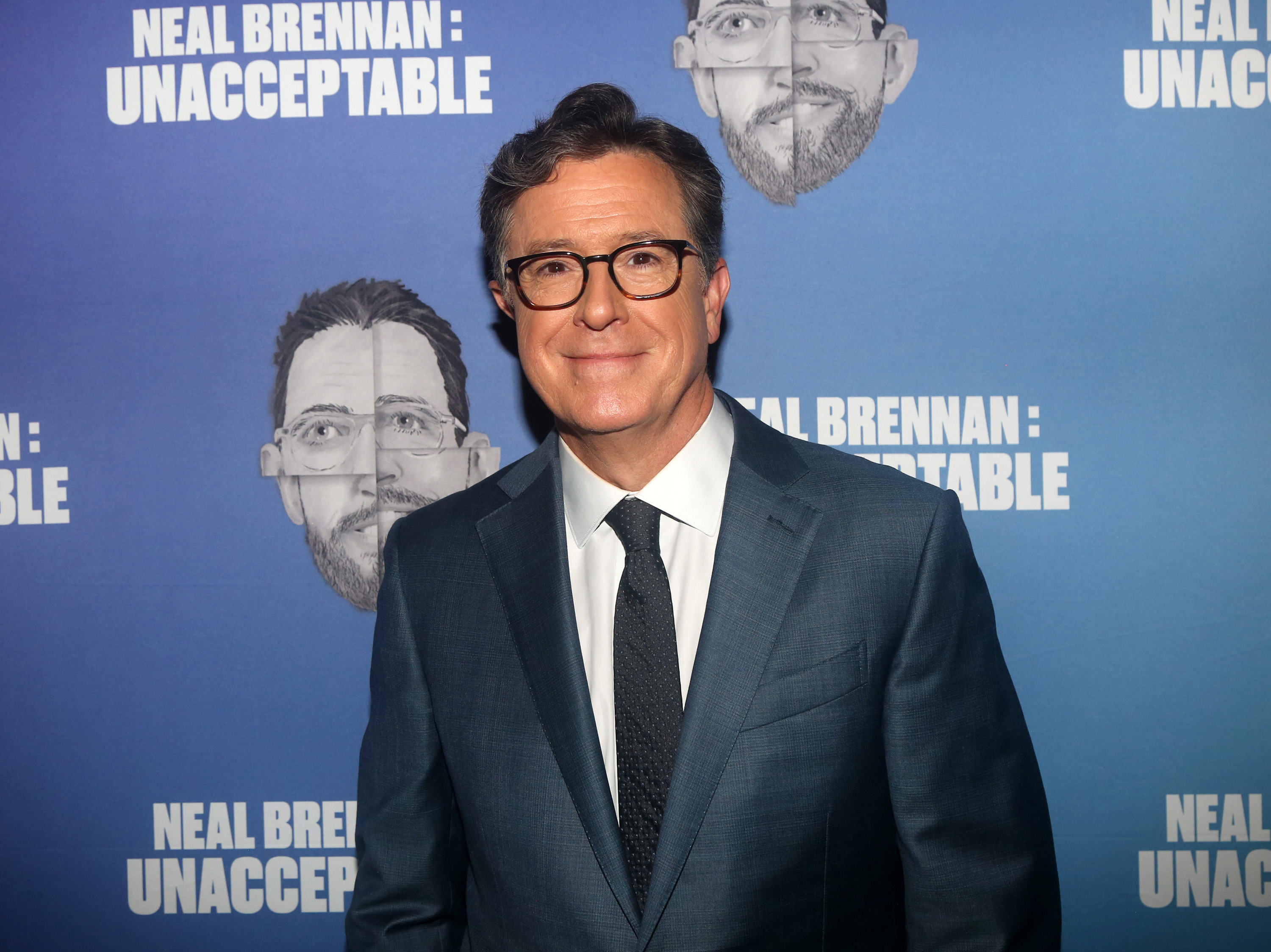 Stephen Colbert at the opening night arrivals for "Neal Brennan's Unacceptable" on September 9, 2021, in New York | Source: Getty Images