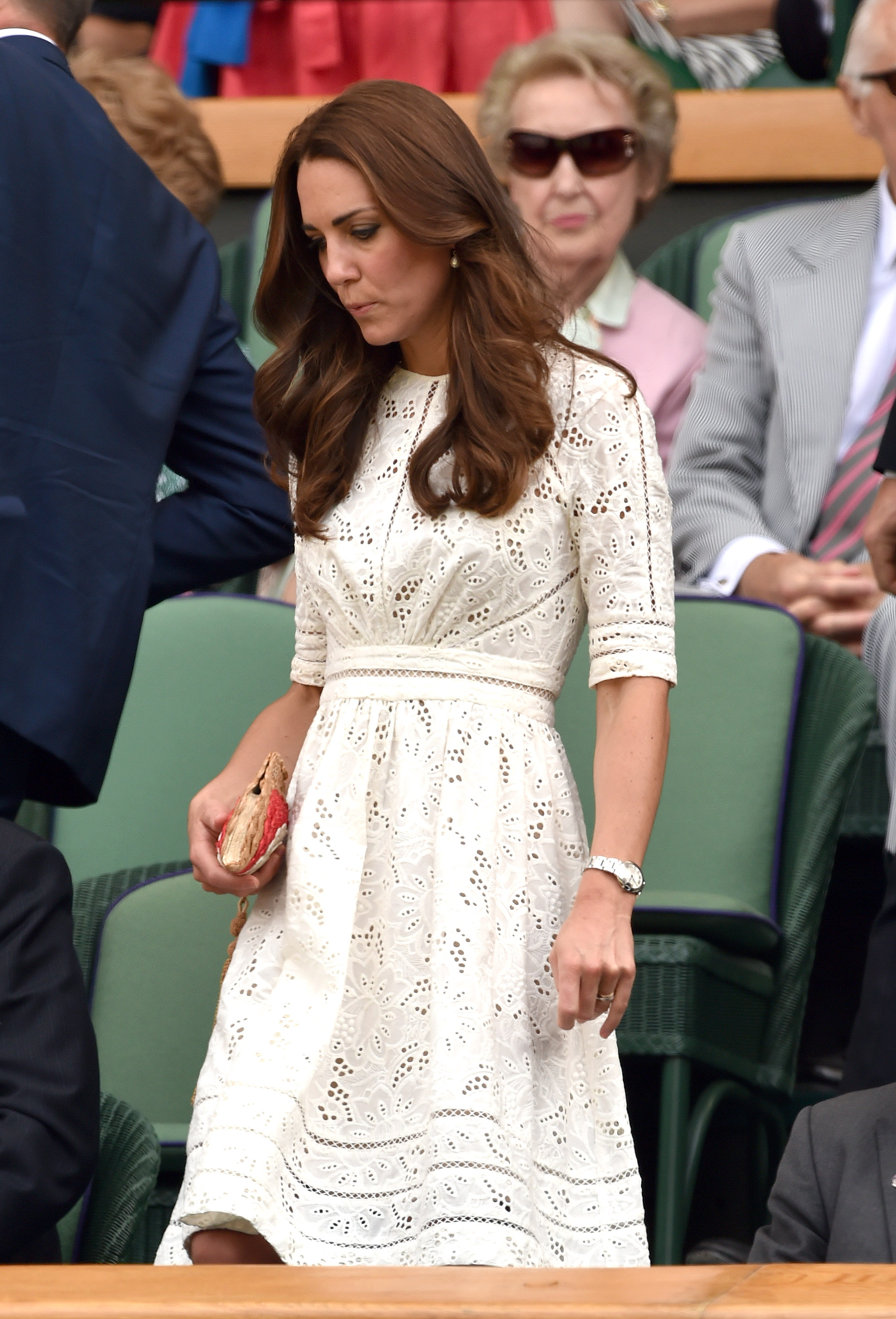 The Princess of Wales on day nine of the 2014 Wimbledon Championships at The All England Tennis Club in London on July 2. | Source: Getty Images