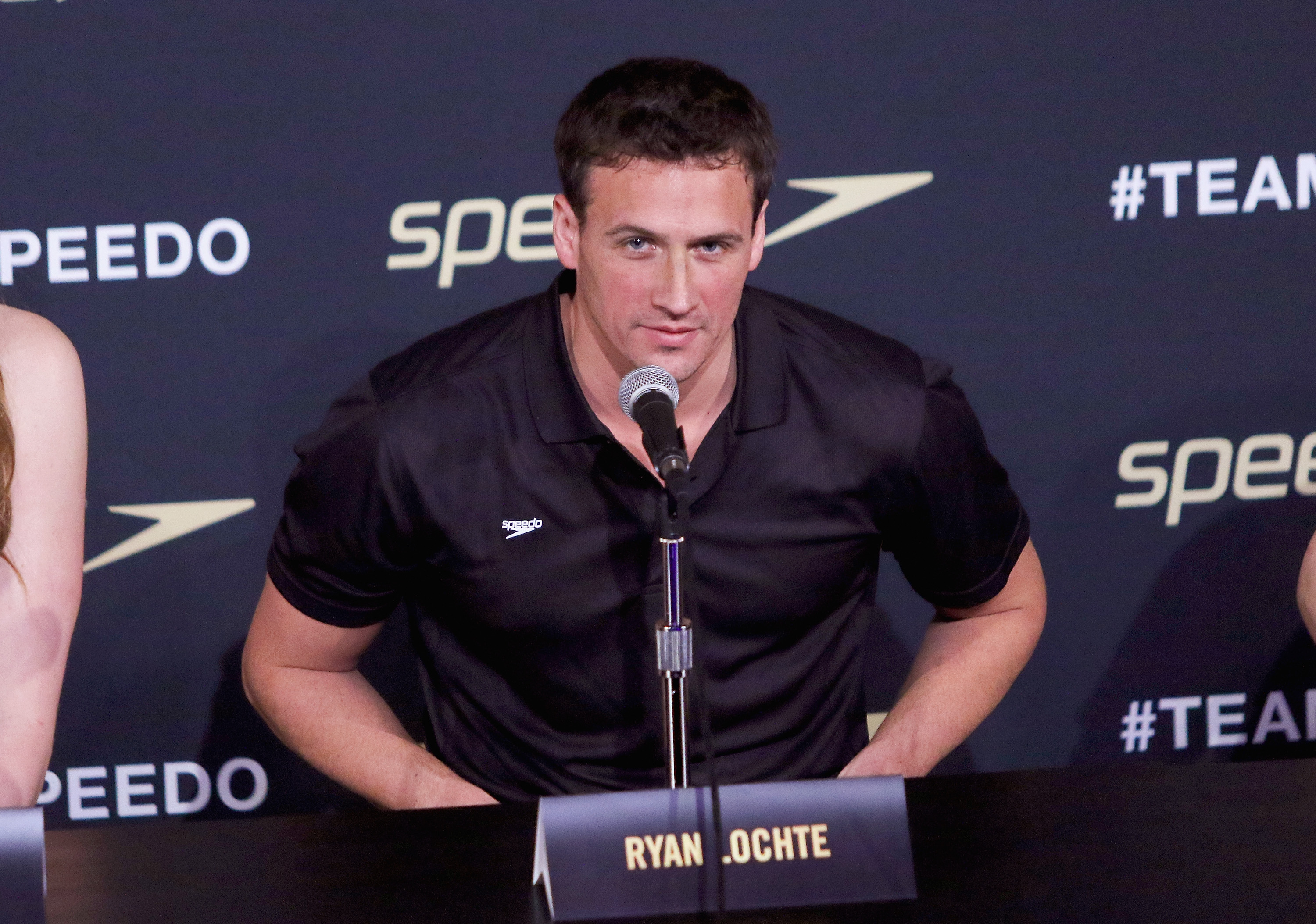 Ryan Lochte attends the Speedo Rio 2016 Olympic Games racing suit unveiling at SIR Stage37 in New York City, on December 15, 2015. | Source: Getty Images