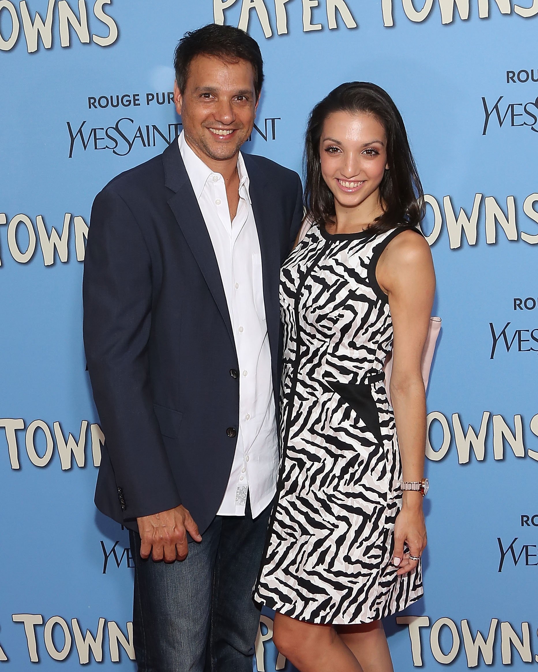 Ralph Macchio and Julia Macchio at the New York premiere of "Paper Towns" on July 21, 2015 | Source: Getty Images