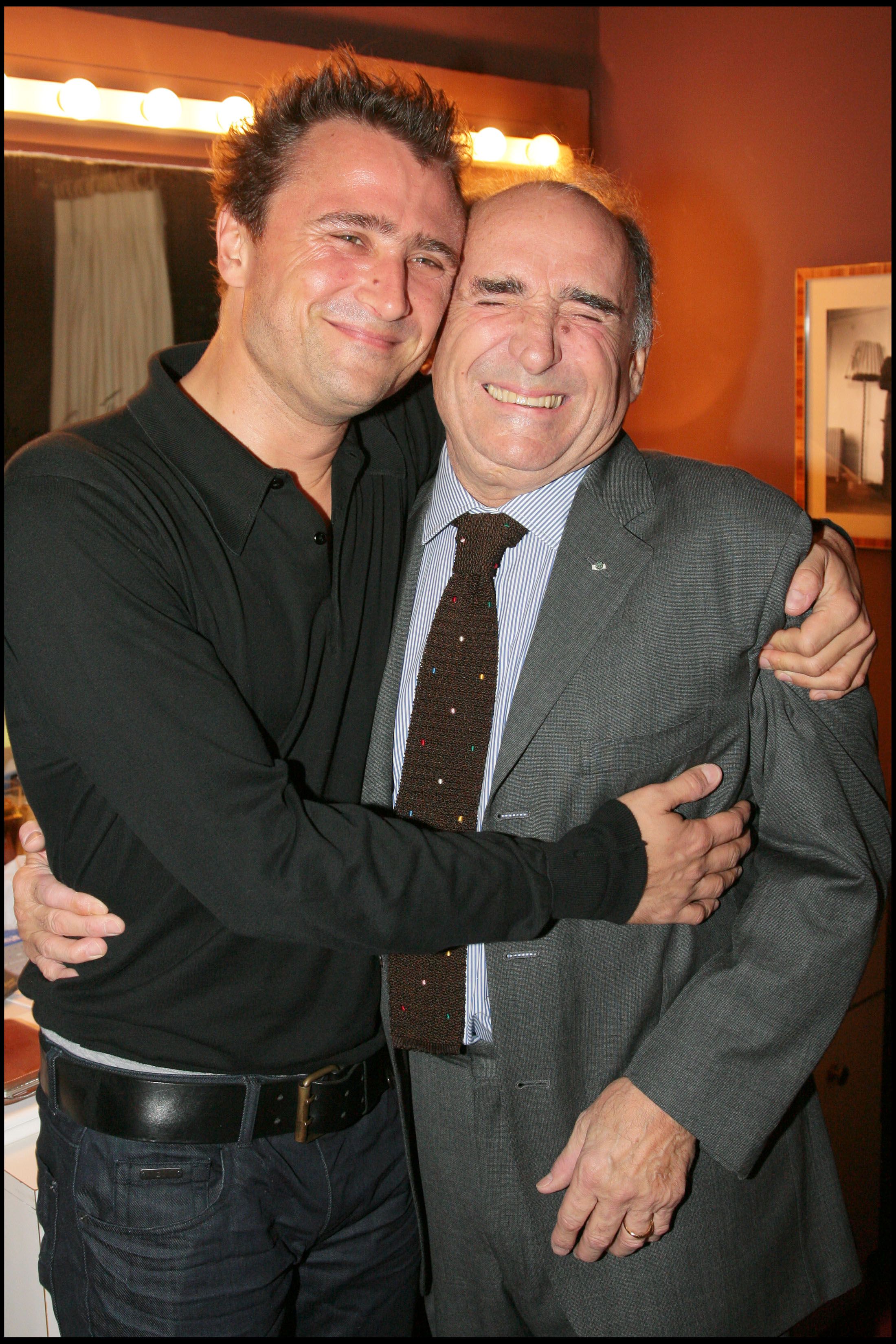 Alexandre Brasseur et son père Claude Brasseur. l Photo : Getty Images
