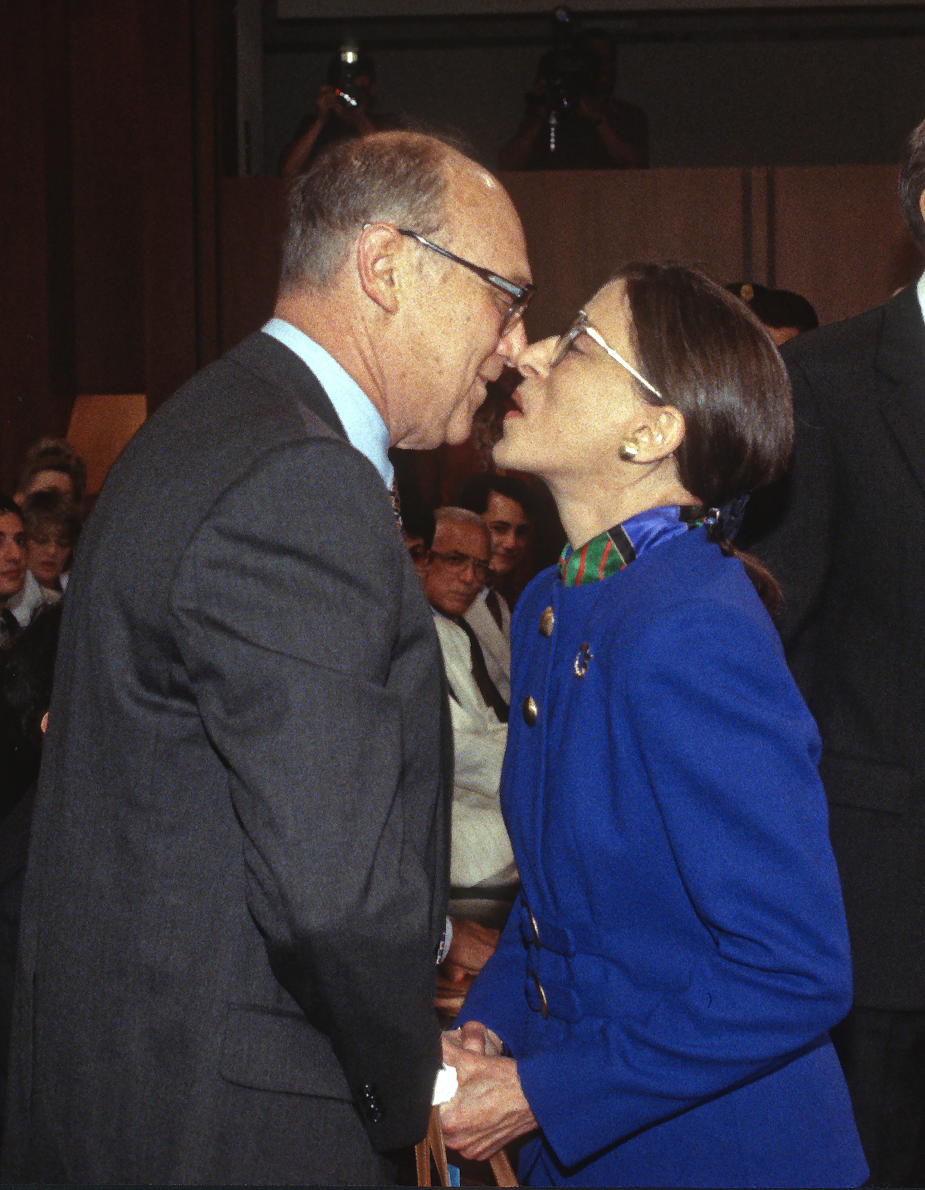 Supreme Court Justice Ruth Bader Ginsburg with her husband Martin Ginsburg on July 20 1993 in Washington D.C. | Source: Getty Images