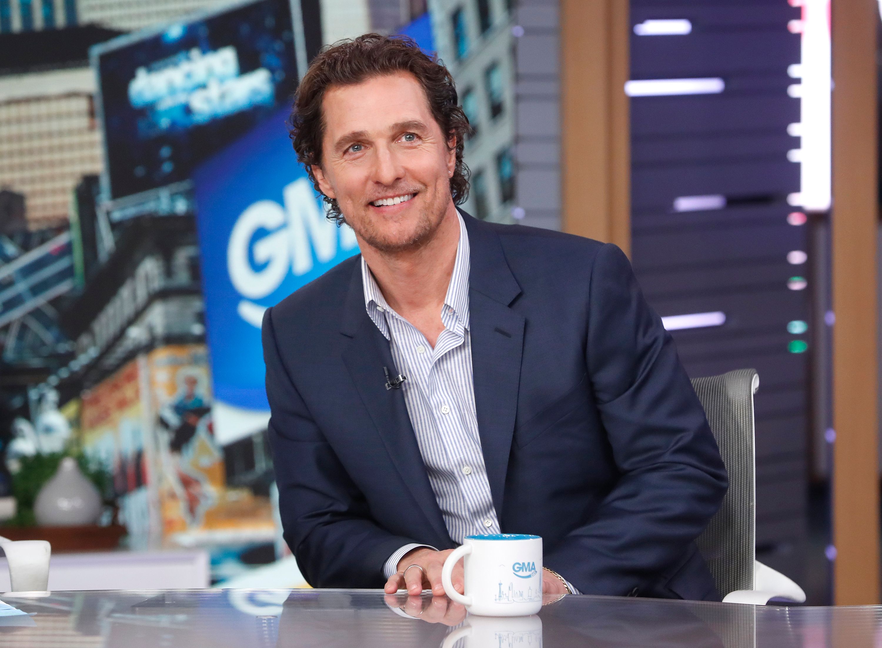 Matthew McConaughey on "GMA Day," on January 24, 2019 | Photo: Lou Rocco/Walt Disney Television/Getty Images