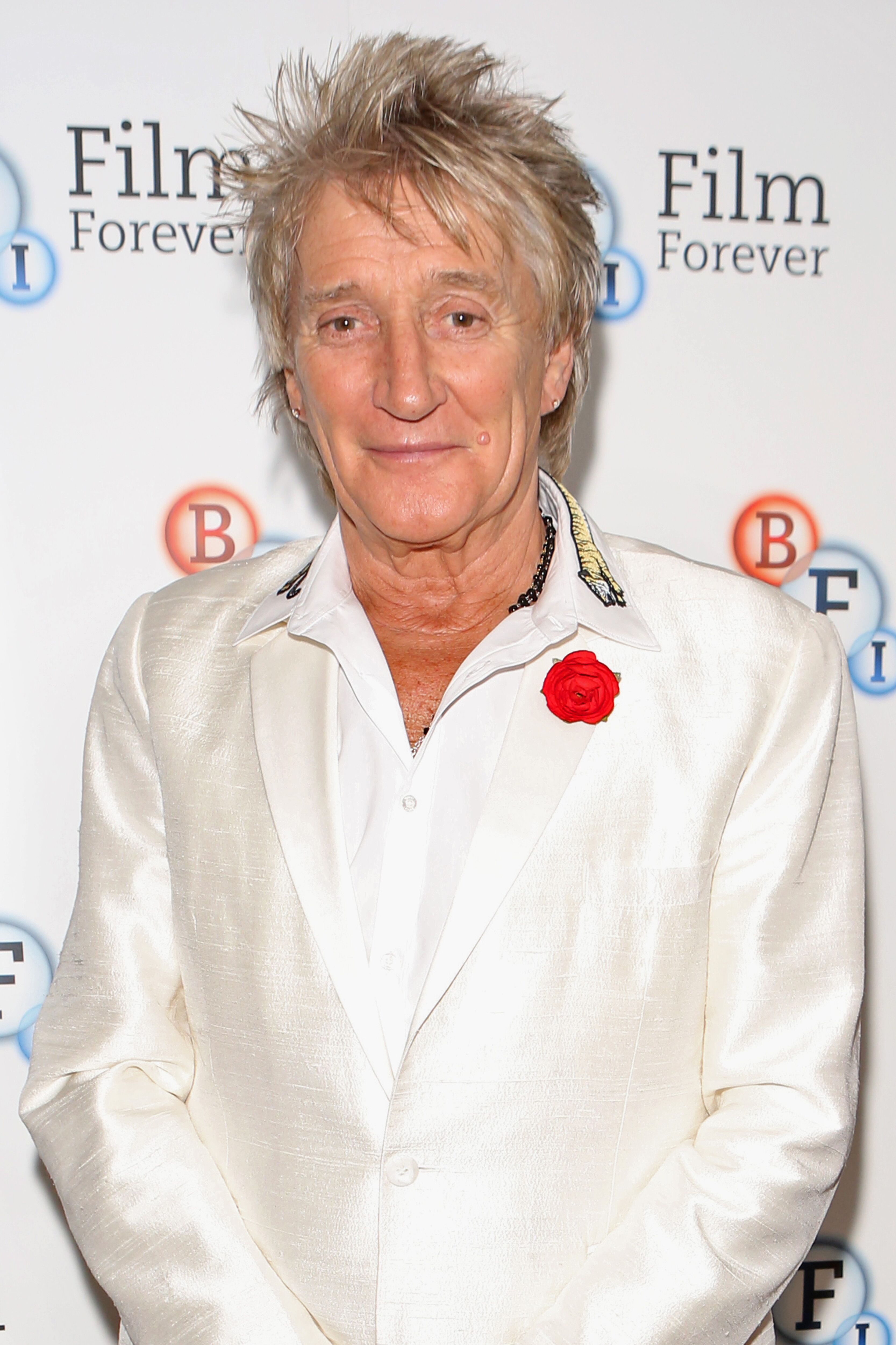 Rod Stewart attends a screening of "Rod The Mod." | Source: Getty Images