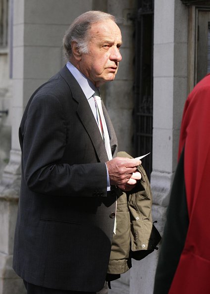 Geoffrey Palmer, à l'église St Margarets de Westminster, dans le centre de Londres. | Photo : Getty Images