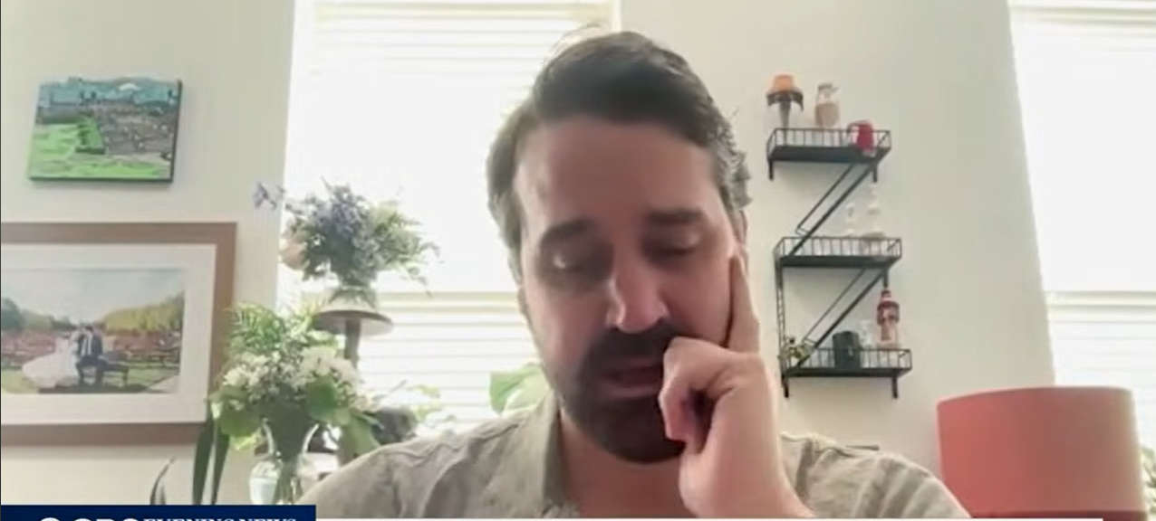 Rob Misleh speaks after the devastating loss, from a video dated January 7, 2025 | Source: YouTube/@CBSEveningNews