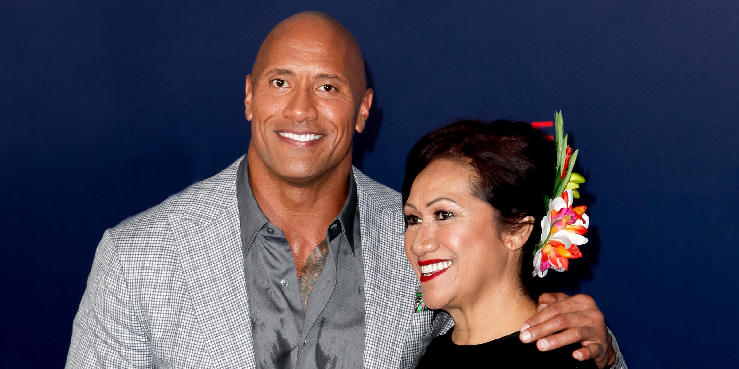 Dwayne Johnson and his mother Ata Johnson | Source: Getty Images