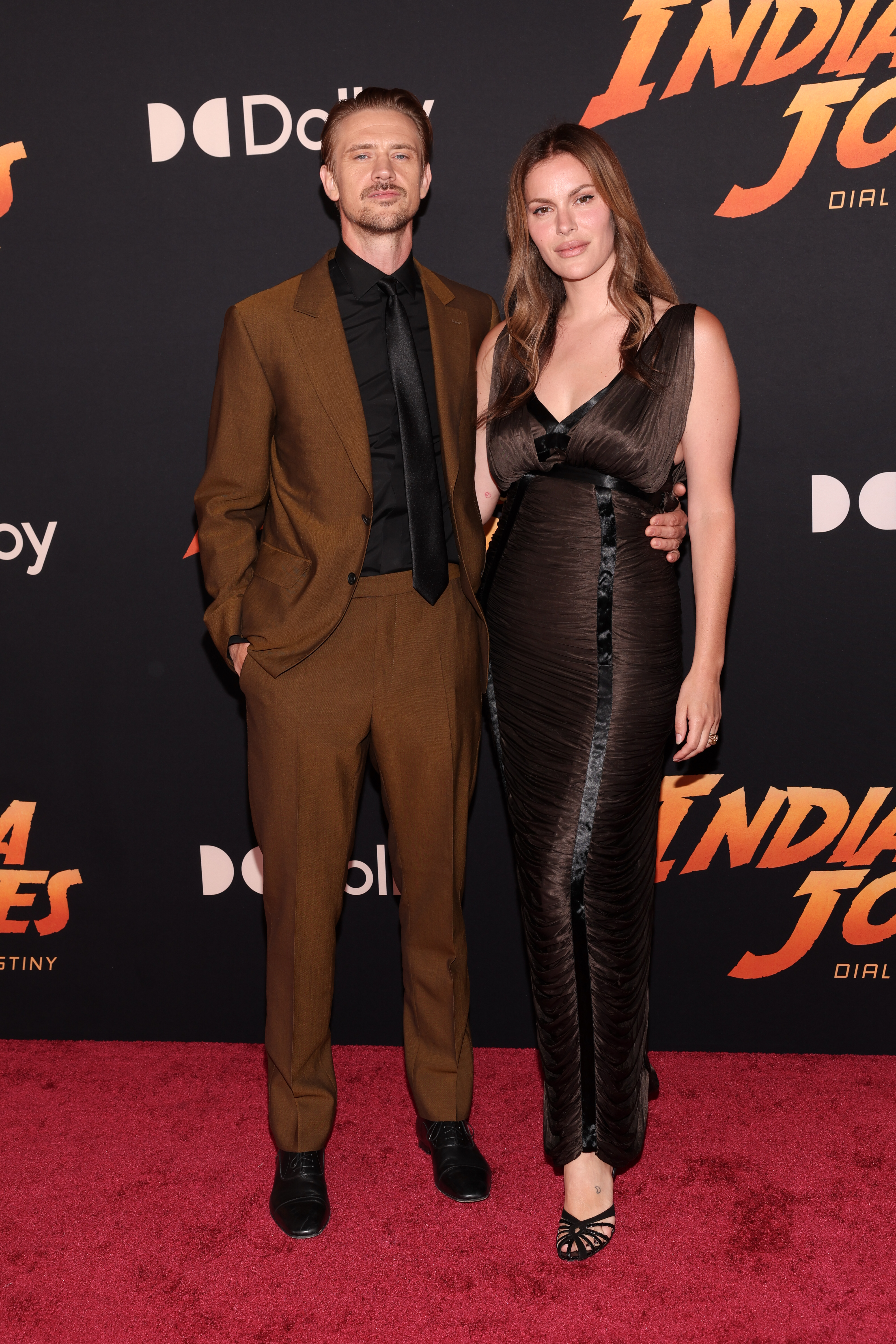 Boyd Holbrook and Tatiana Pajkovic at the Dolby Theatre on June 14, 2023, in Los Angeles, California. | Source: Getty Images