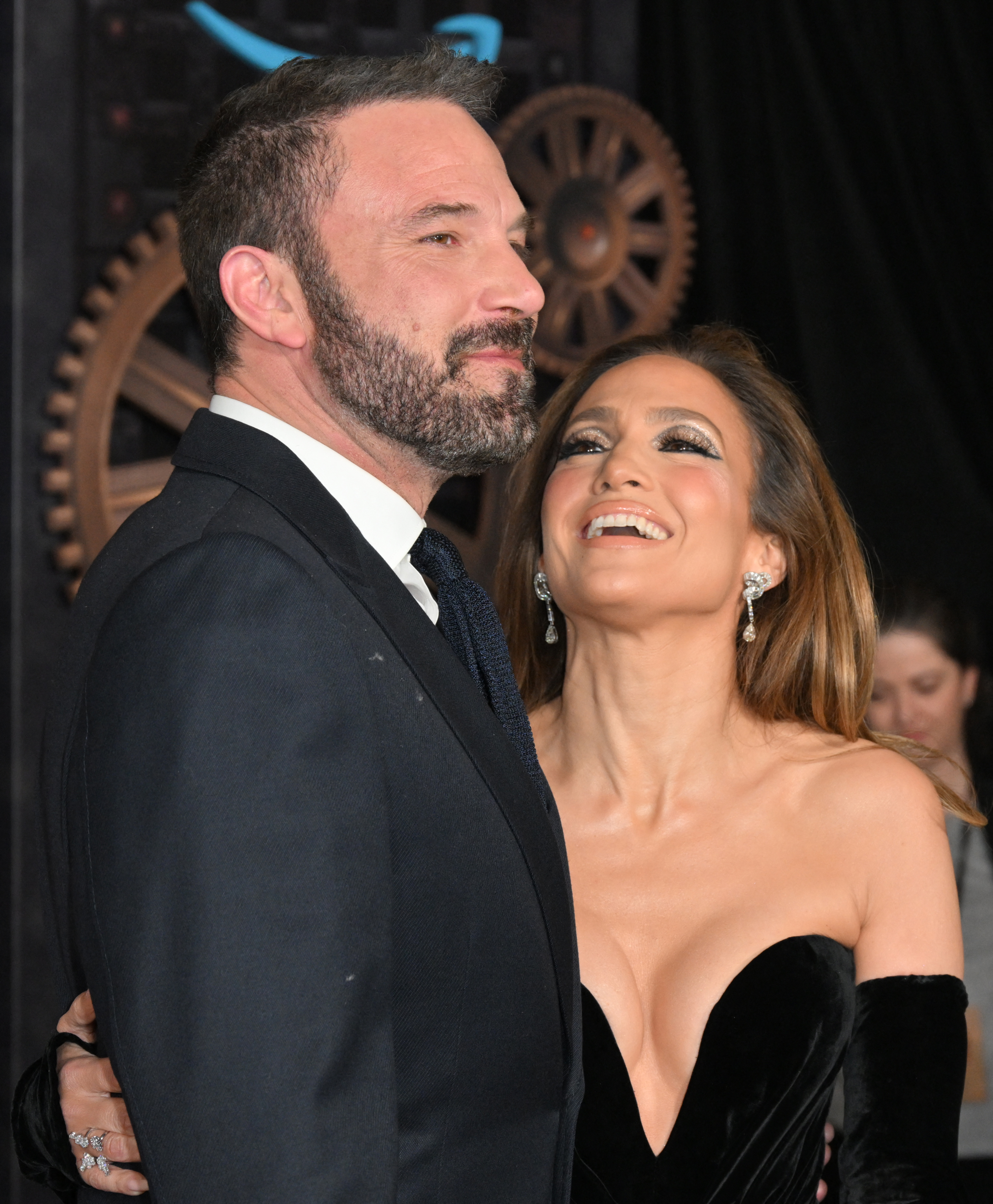 Ben Affleck and Jennifer Lopez at the premiere of "This Is Me... Now: A Love Story" in Hollywood, California on February 13, 2024 | Source: Getty Images