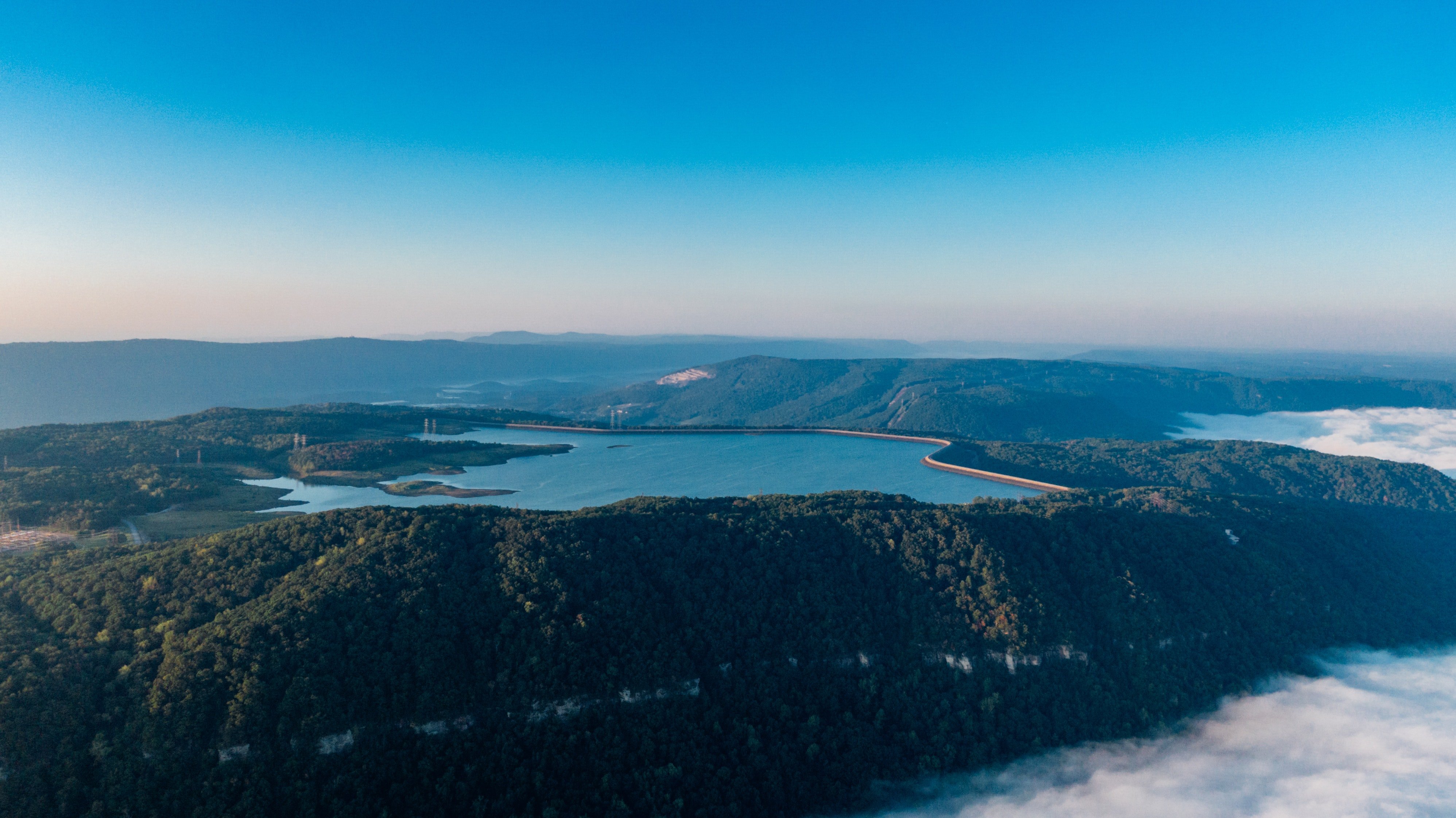 A water reservoir on a mountain lake on September 03, 2019 | Photo: Pexel