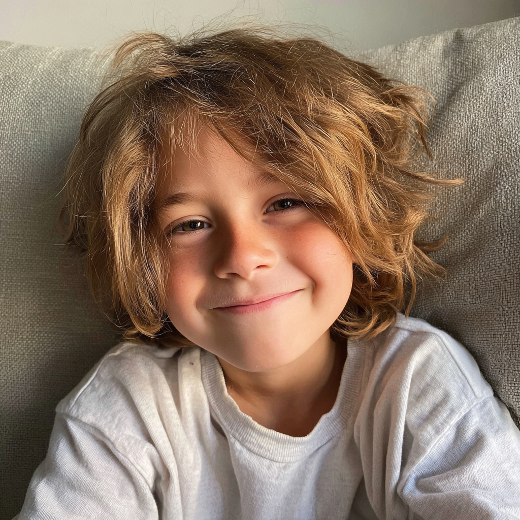 A smiling little boy | Source: Midjourney