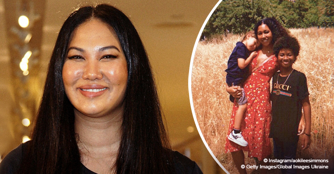 Kimora Lee Simmons Harvard Bound Daughter Aoki Poses With Her Brothers