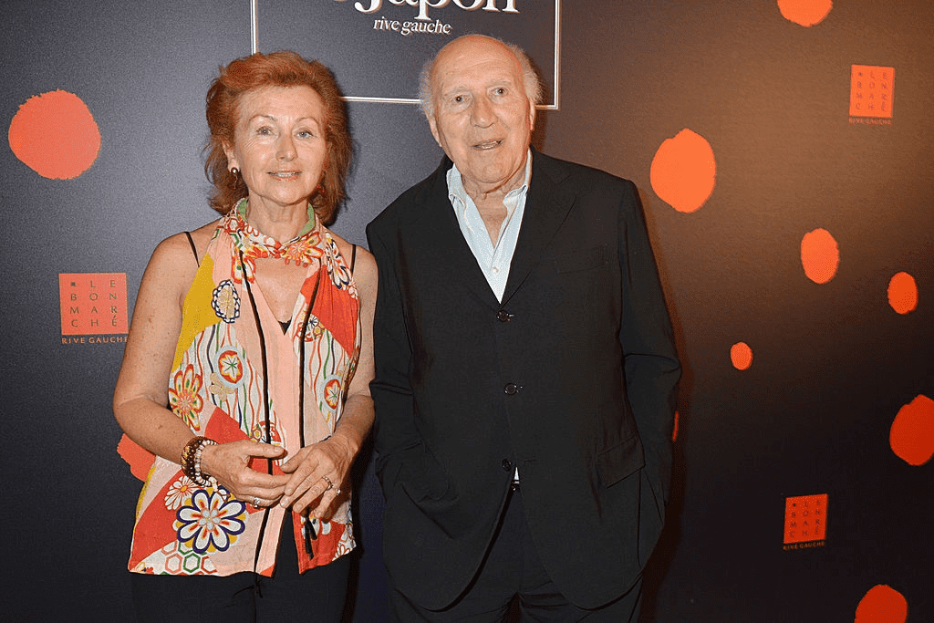 Michel Piccoli avec son épouse lors d'un gala | Source : Getty Images
