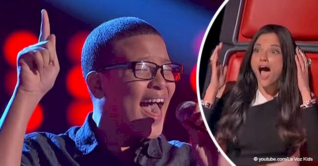 Kid with jaw-dropping voice leaves judges astonished when they turn their chairs around