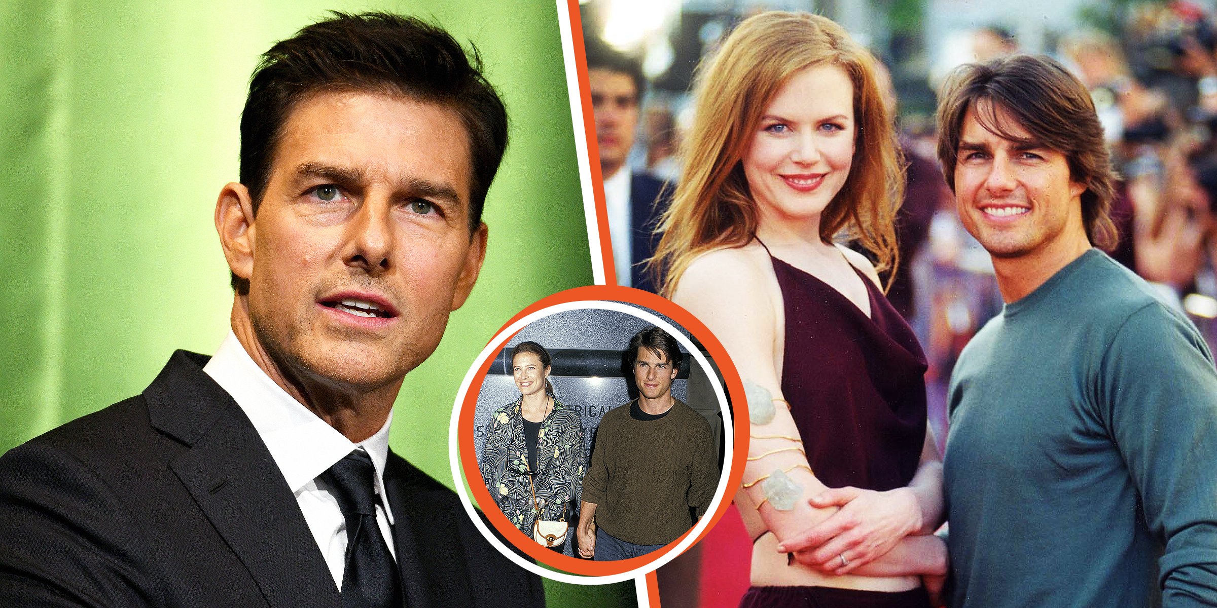 Tom Cruise | Tom Cruise and Mimi Rogers | Tom Cruise and Nicole Kidman. | Source: Getty Images 