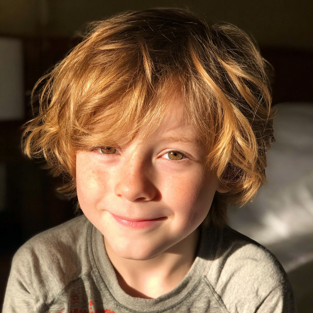 A smiling little boy | Source: Midjourney