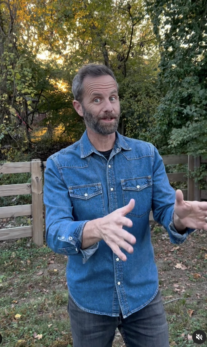 Kirk Cameron in a video uploaded on October 29, 2024 | Source: Instagram/kirkcameronofficial | iheartchm