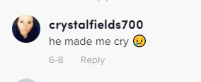 A heartwarming comment on the viral Tiktok video | Photo: tiktok.com/erica_mf_lusher