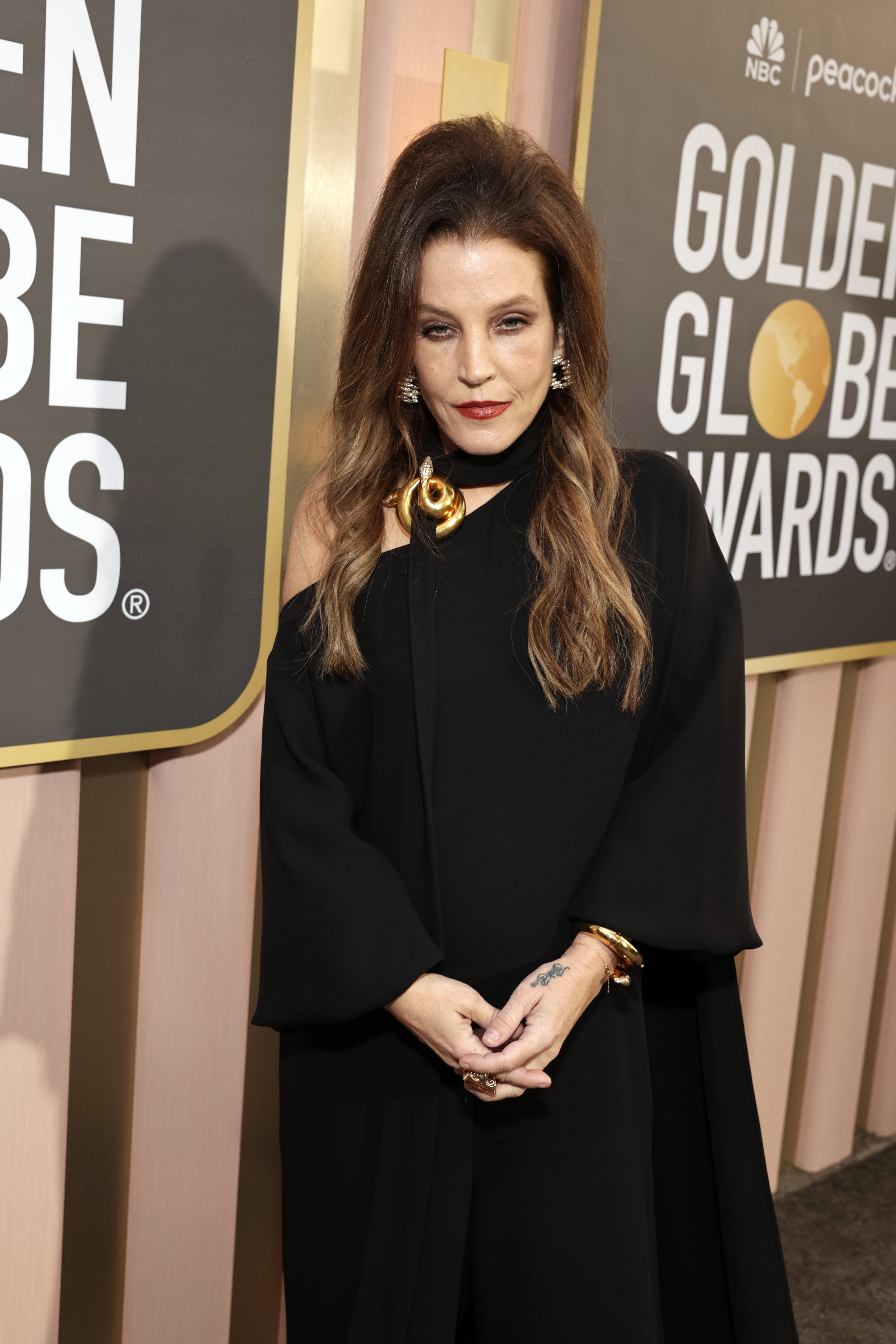 Lisa Marie Presley at the 80th Annual Golden Globe Awards on January 10, 2023, in Beverly Hills, California | Source: Getty Images