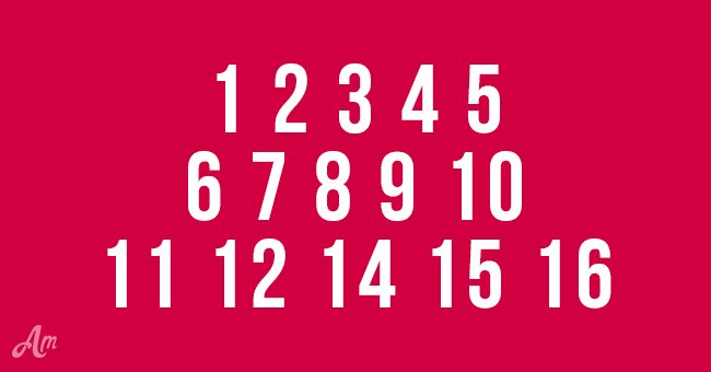 How fast can you guess the missing number?