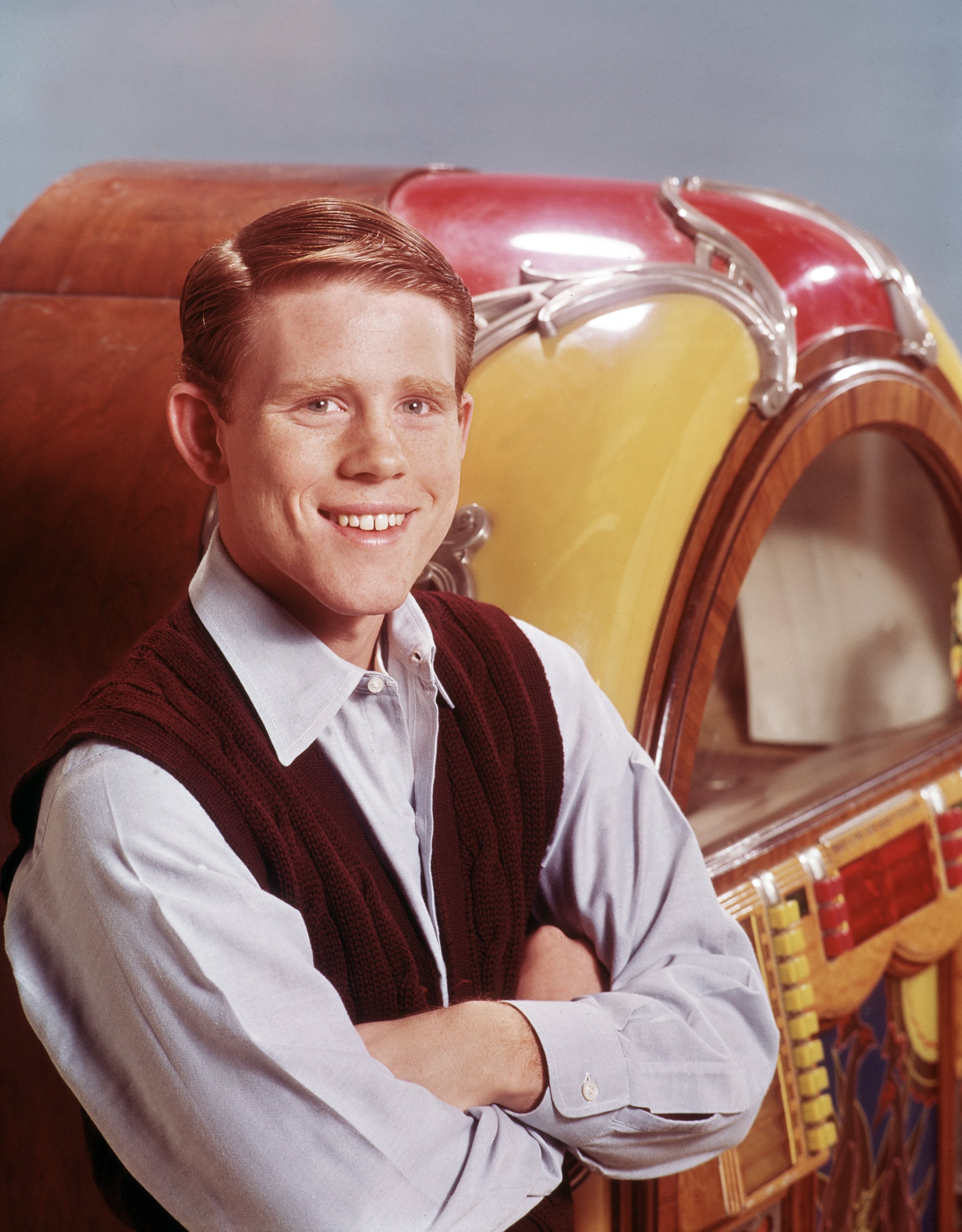 Ron Howard photographed on the set of "Happy Days" in 1974. | Source: Getty Images 