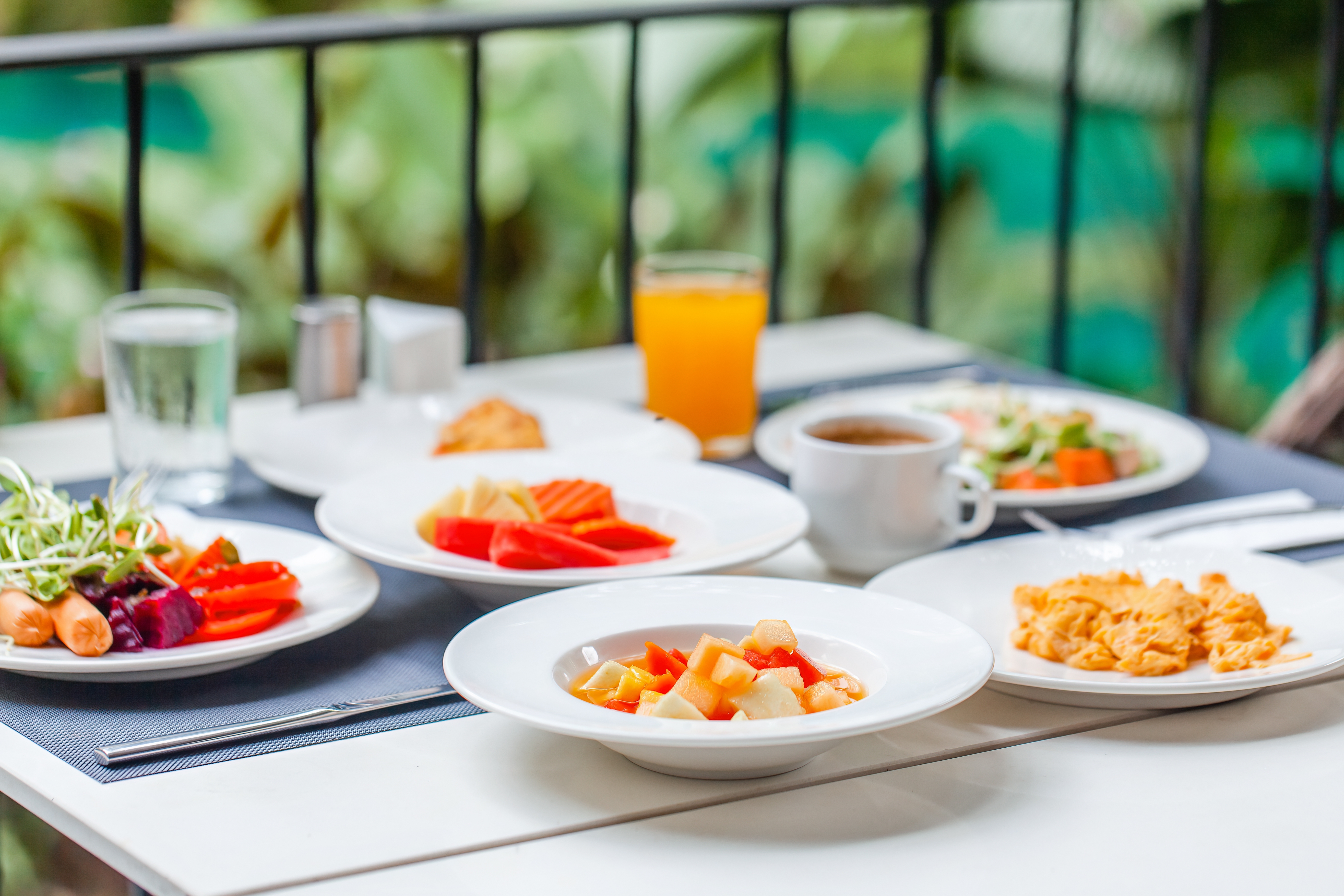 Untouched tropical breakfast spread | Source: Shutterstock