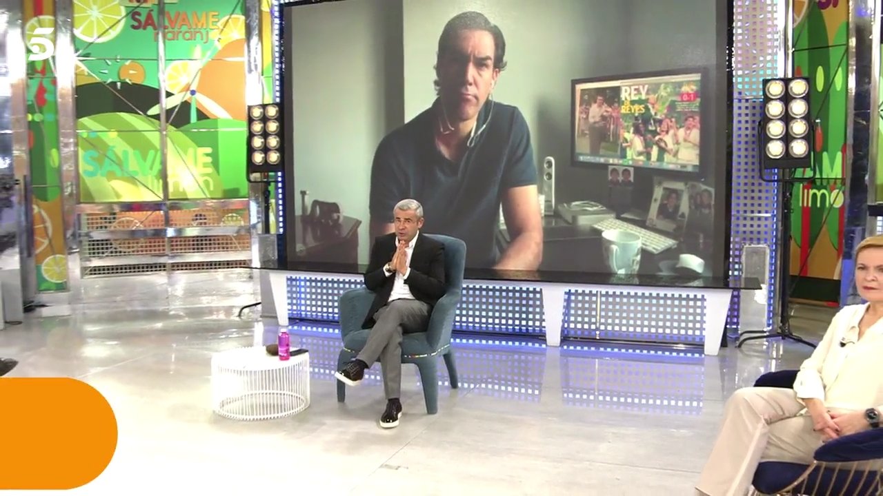 Lorenzo Sanz (hijo) entrevistado por "Sálvame" | Foto: Telecinco Lorenzo Sanz (hijo) entrevistado por "Sálvame" | Foto: Telecinco