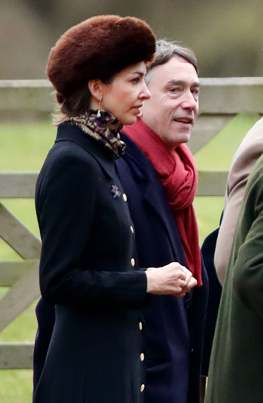 Rose Hanbury, Marchioness of Cholmondeley and David Rocksavage, the Marquess of Cholmondeley attending the Sunday Church Service at Sandringham in King's Lynn, England on January 5, 2020 | Source: Getty Images