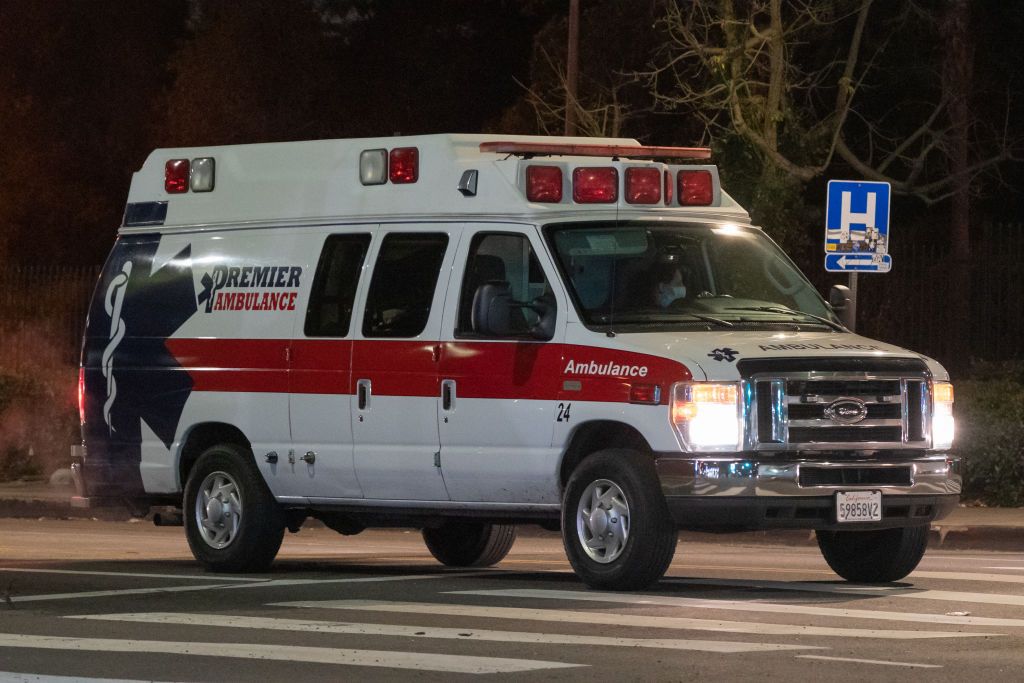 An ambulance out in the streets. | Source: Shutterstock