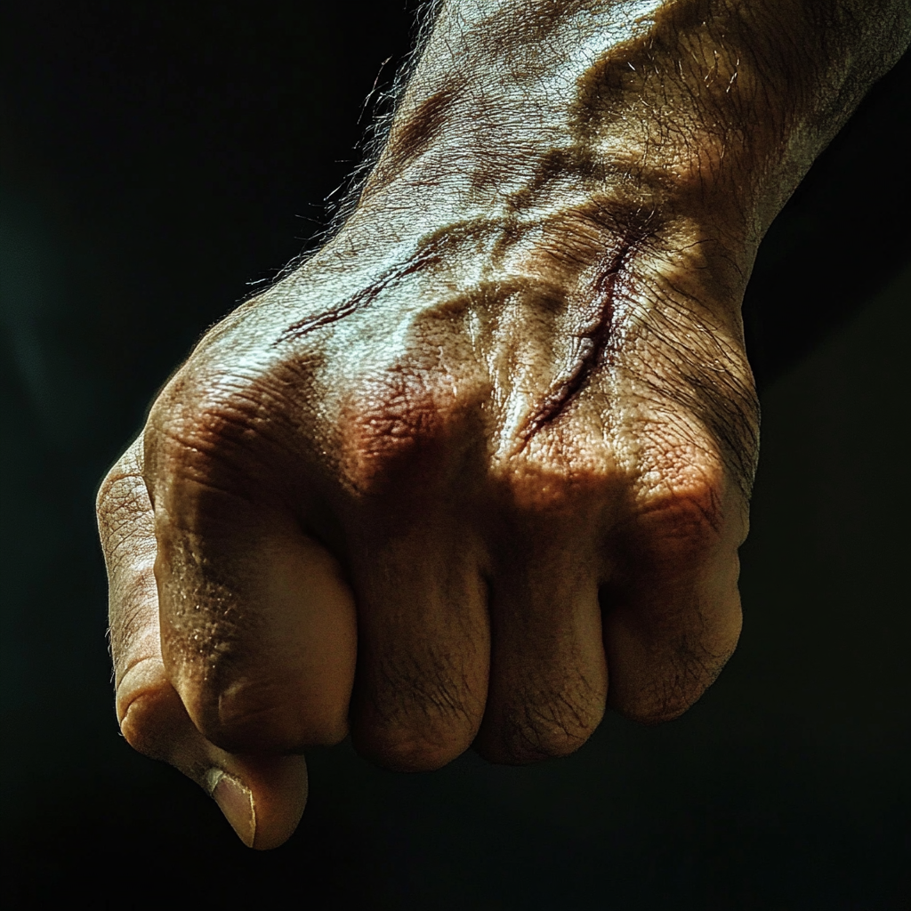 A person's hand with a scar | Source: Midjourney