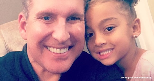 Todd Chrisley shares photo of biracial granddaughter dining with her 'baby Lucy'