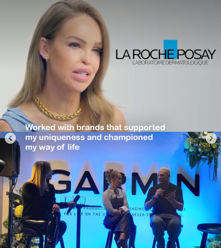 A screenshot of Katie Piper's carousel | Source: Instagram/KatiePiper