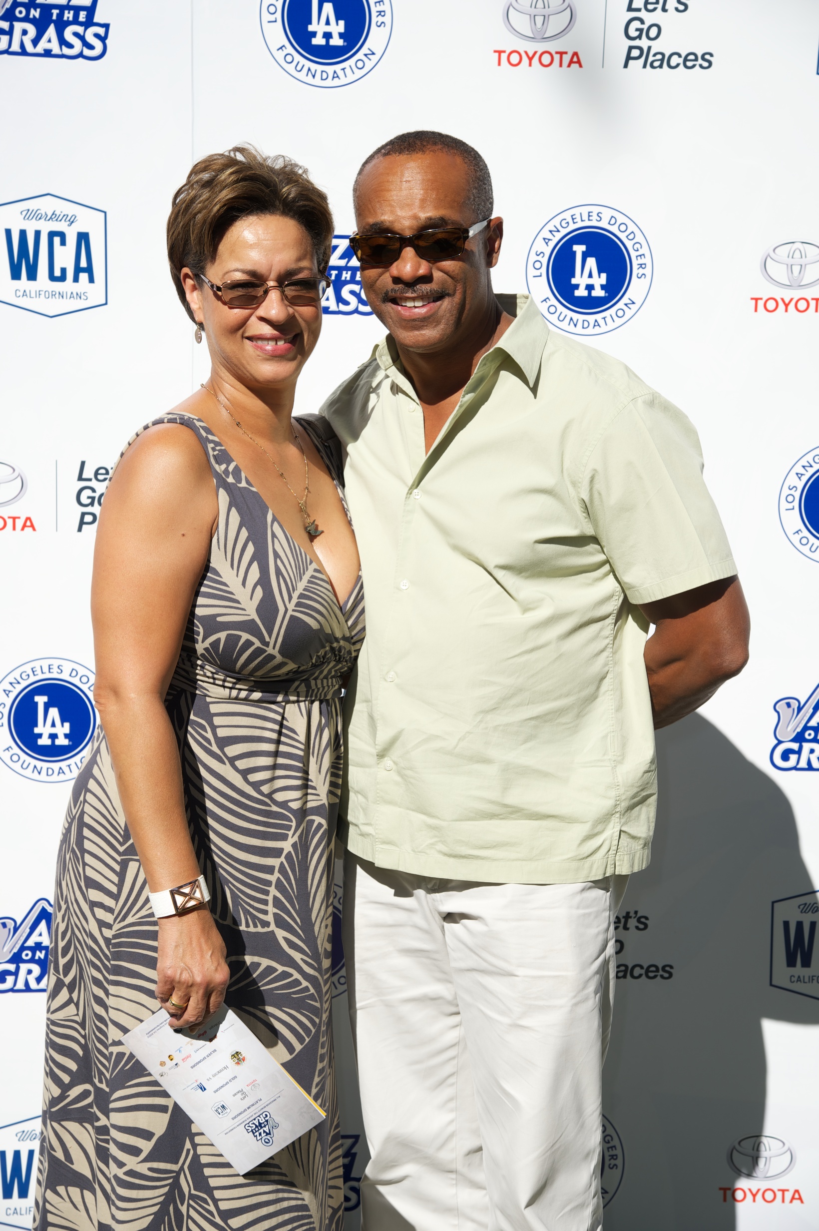 Gabrielle Bullock and Rocky Carroll at the Jazz on the Grass event on October 6, 2013, in Sherman Oaks, California. | Source: Getty Images