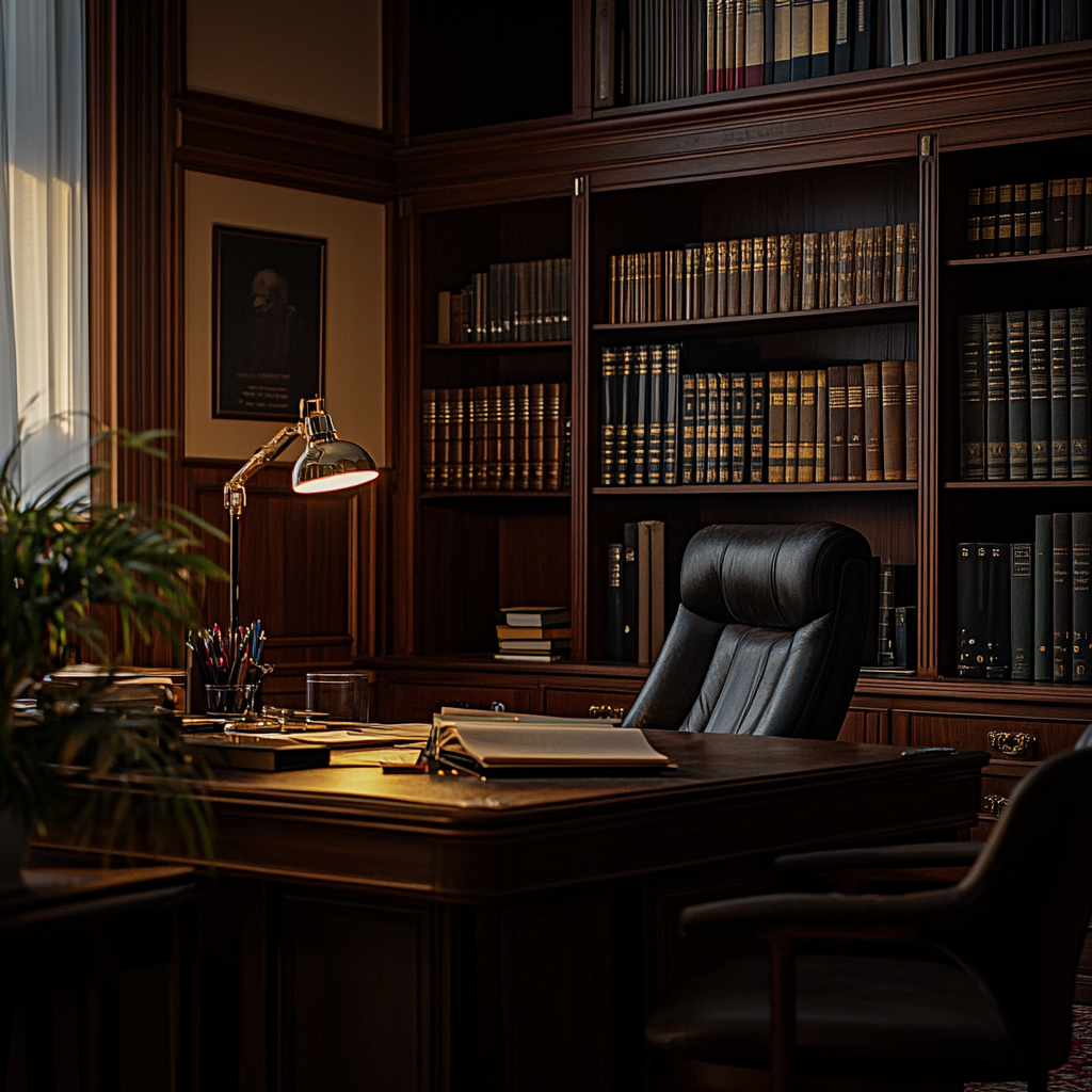 A lawyer's office | Source: Midjourney