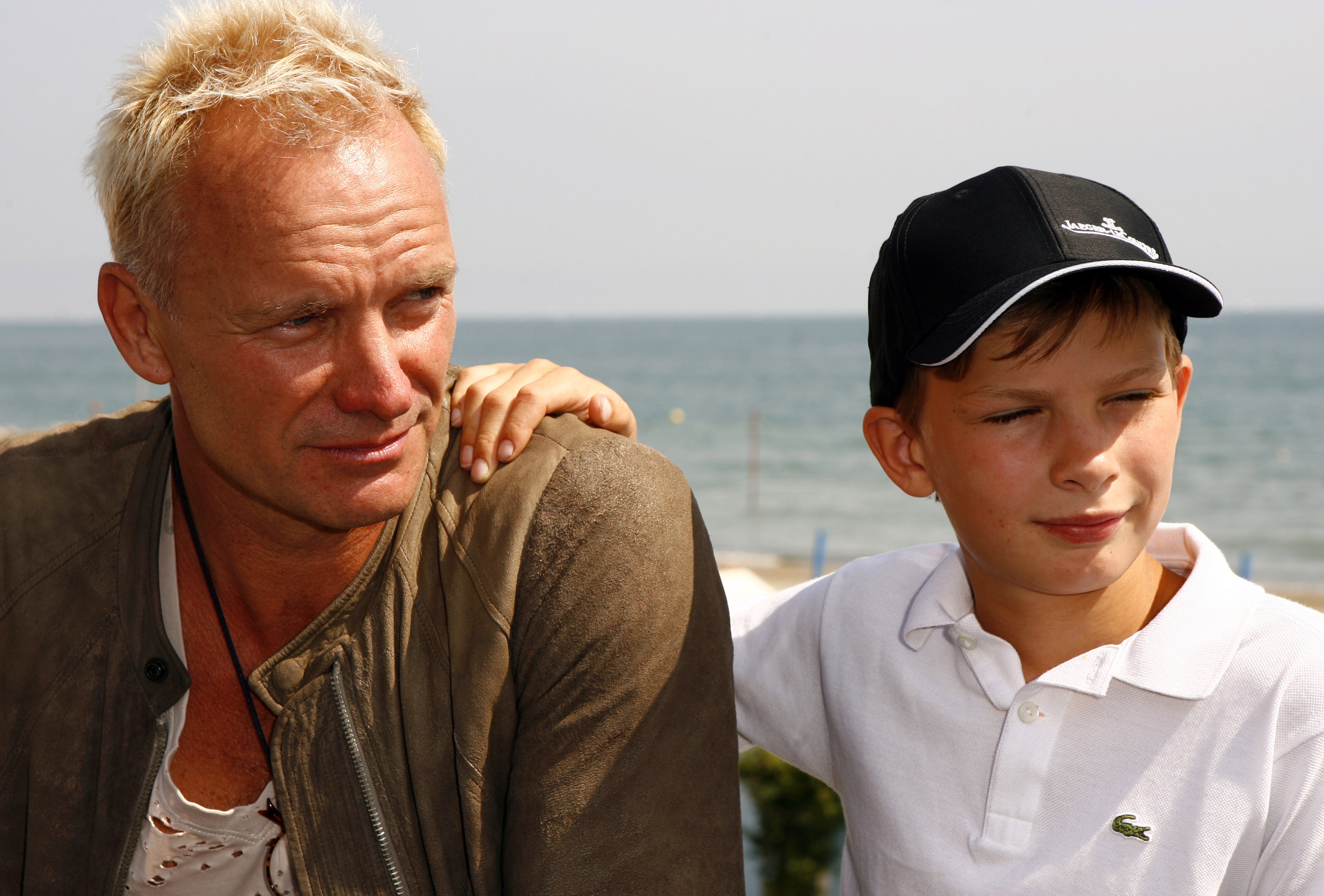 Sting and Giacomo Sumner during the 63rd International Venice Film Festival "Guide to Recognizing Your Saints" lunch in Italy, 2006. | Source: Getty Images