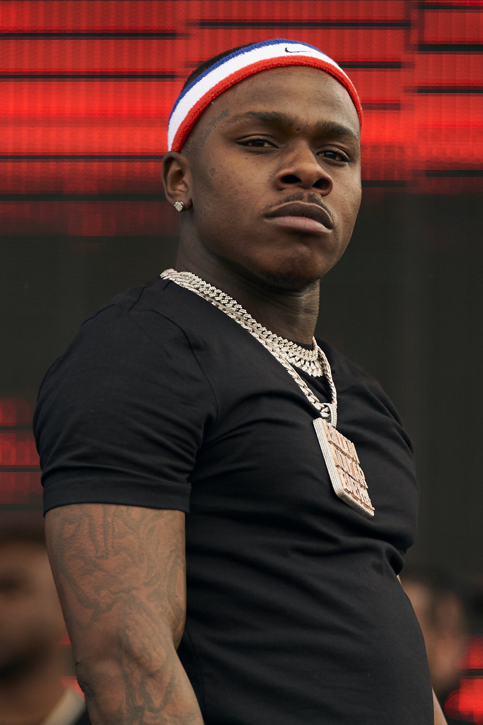 White Turtleneck worn by DaBaby on his Instagram account @dababy