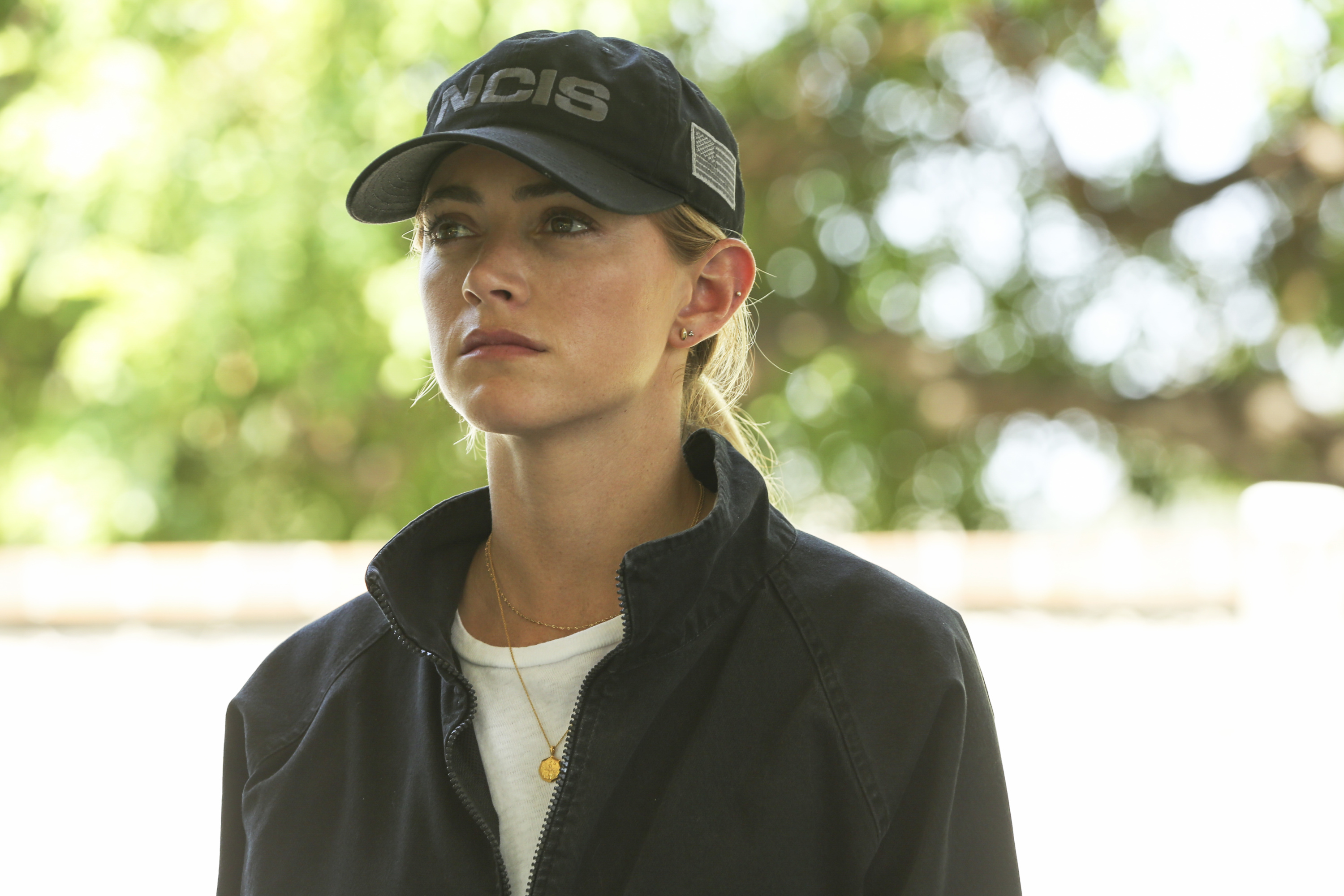 Emily Wickersham as Special Agent Eleanor Bishop on an episode of "NCIS" on July 30, 2018 | Source: Getty Images